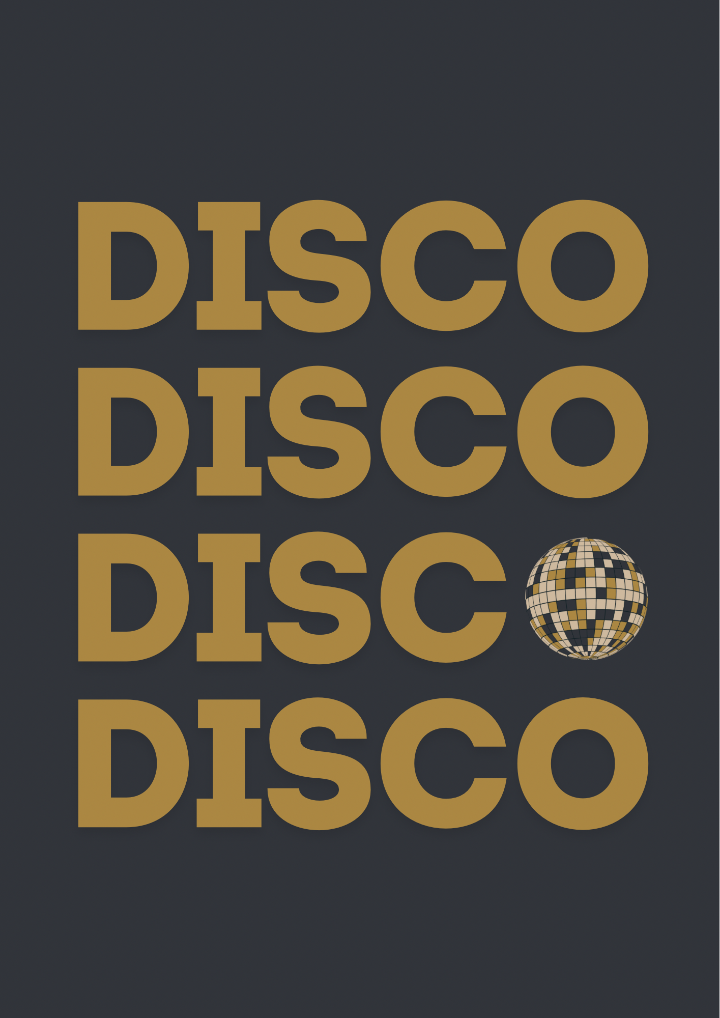 Disco Wall Print