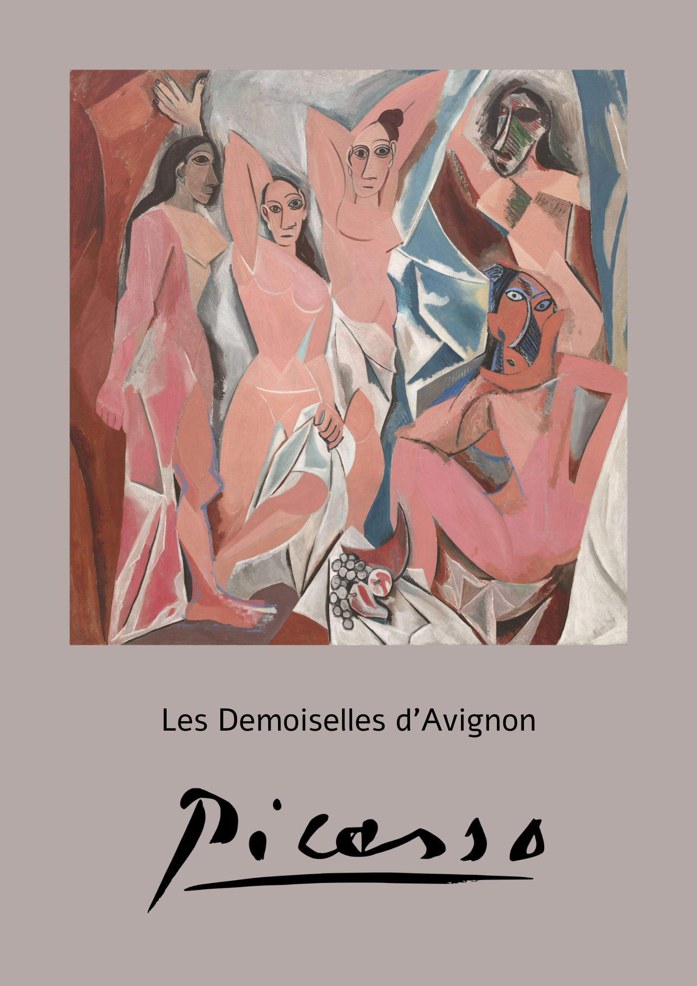 Les Demoiselles d'Avignon Print, Picasso