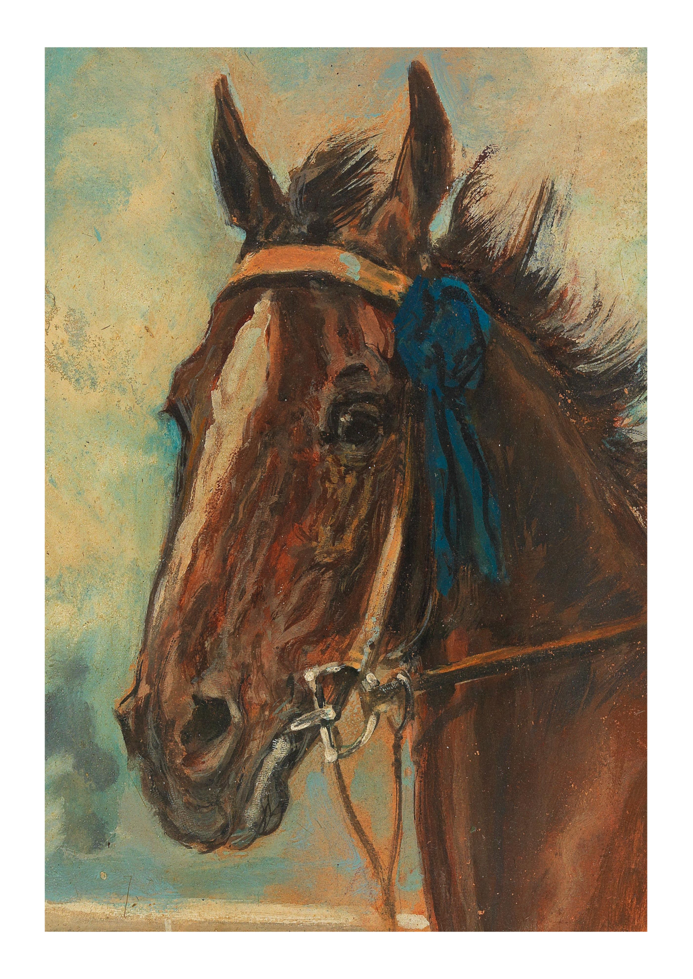 Ludwig Koch, A Winning Horse, Print
