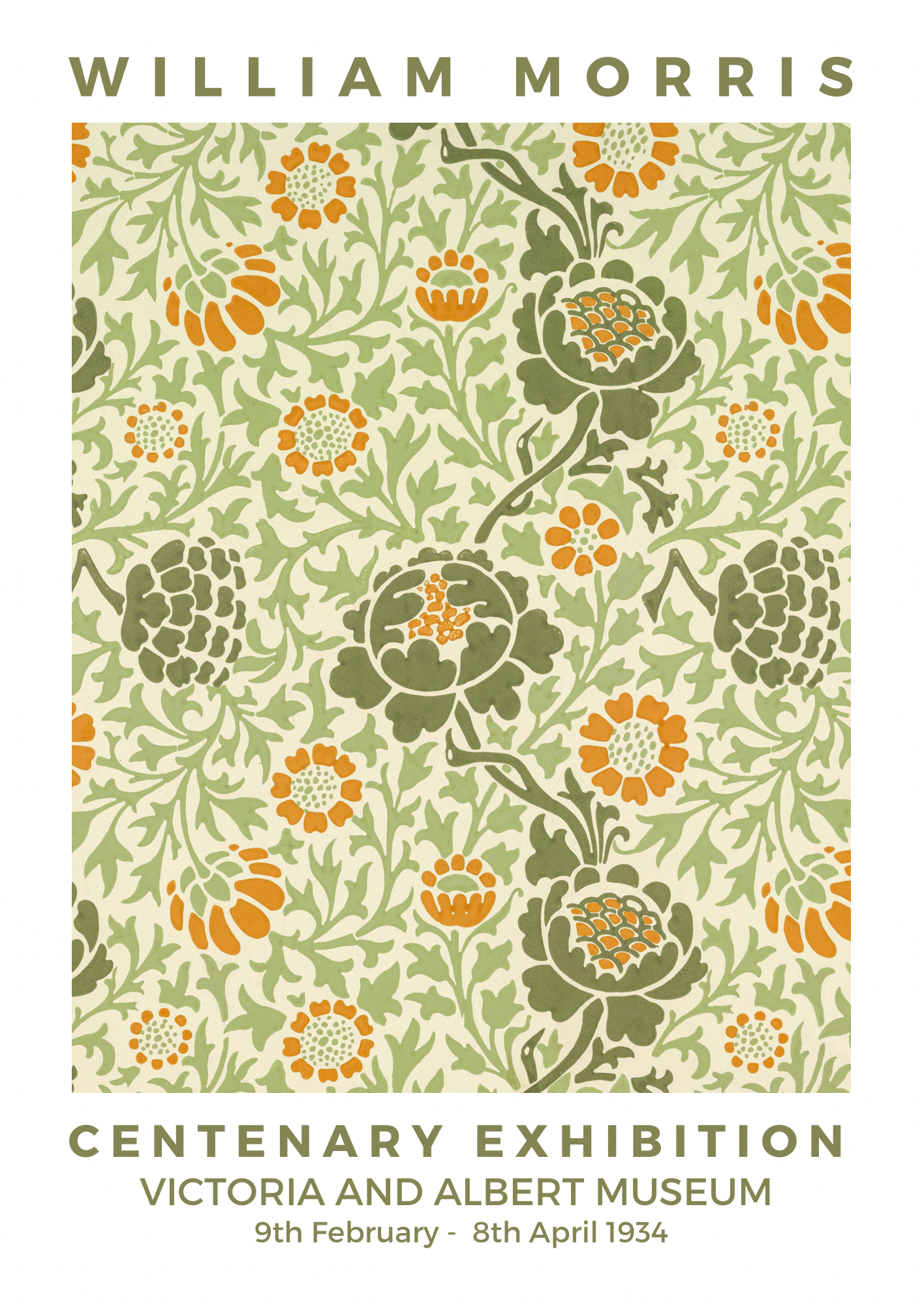 William Morris Print, Grafton Pattern
