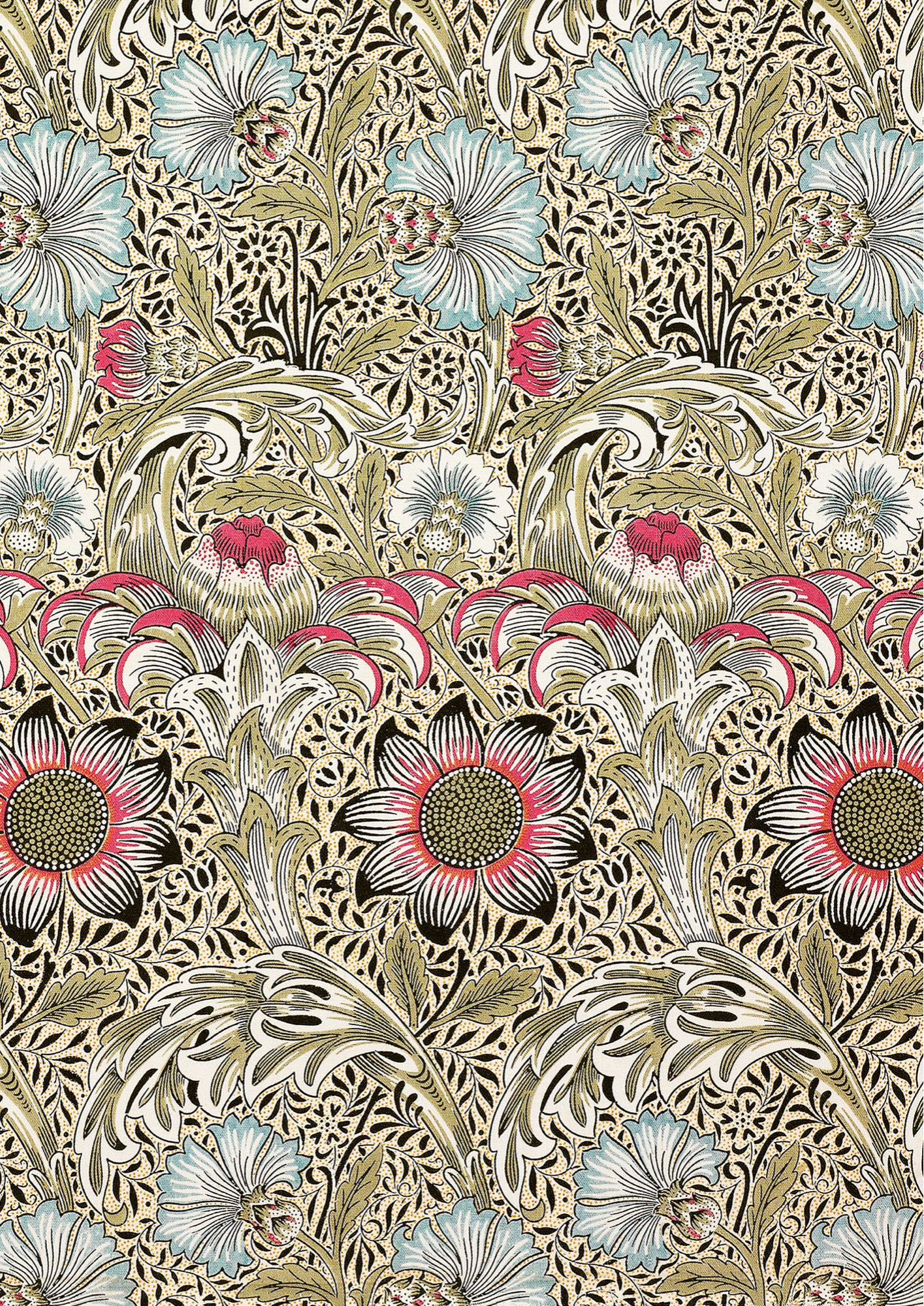 William Morris Corncockle Print