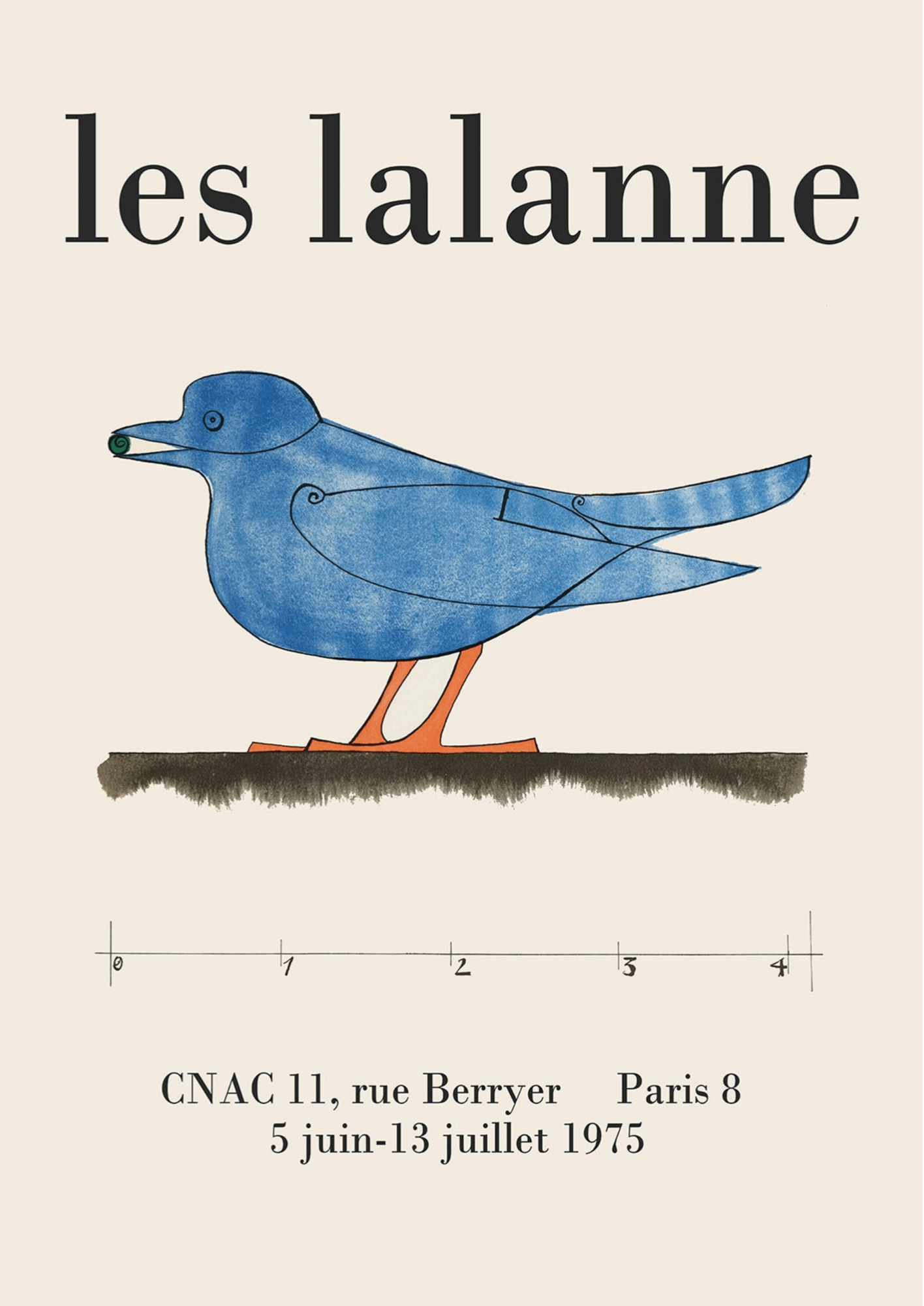 Les Lalanne, The Blue Bird Exhibition Print