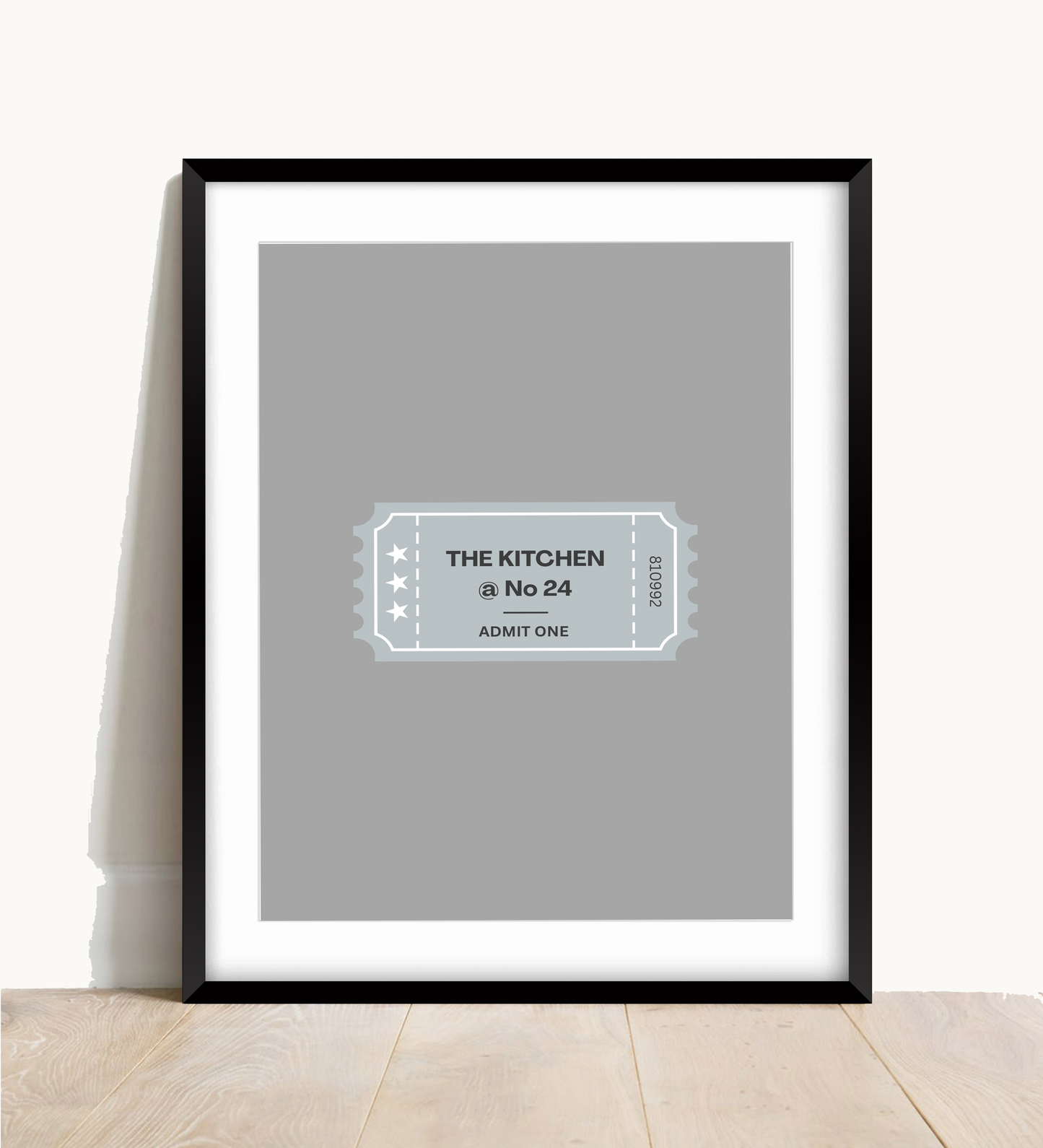 Cinema Ticket Kitchen Print