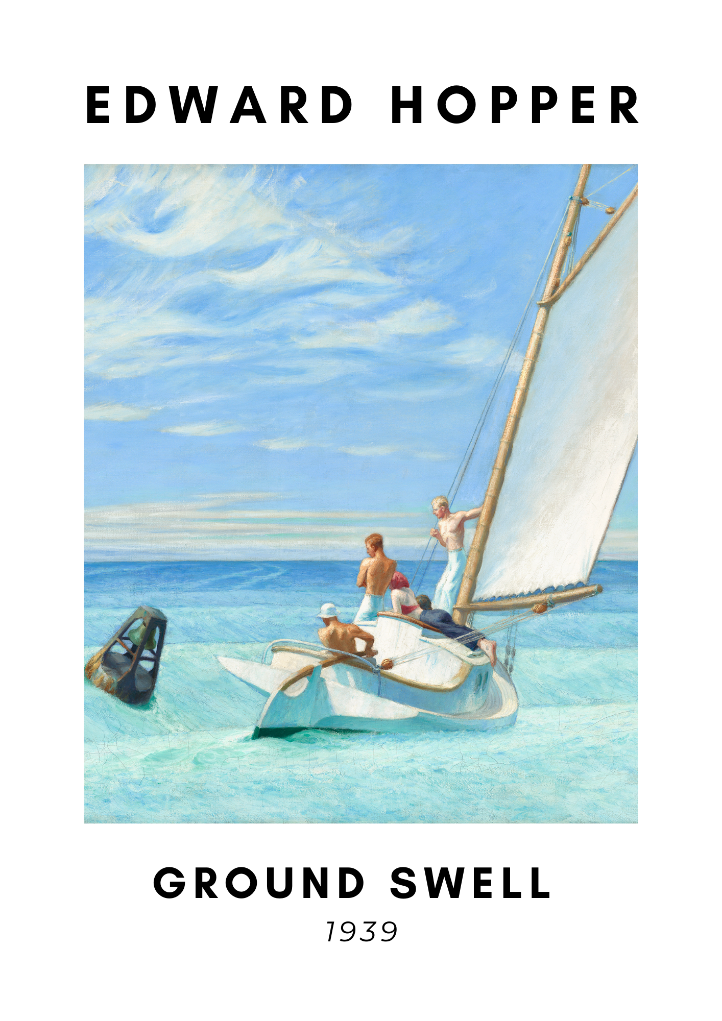 Edward Hopper, Ground Swell Print
