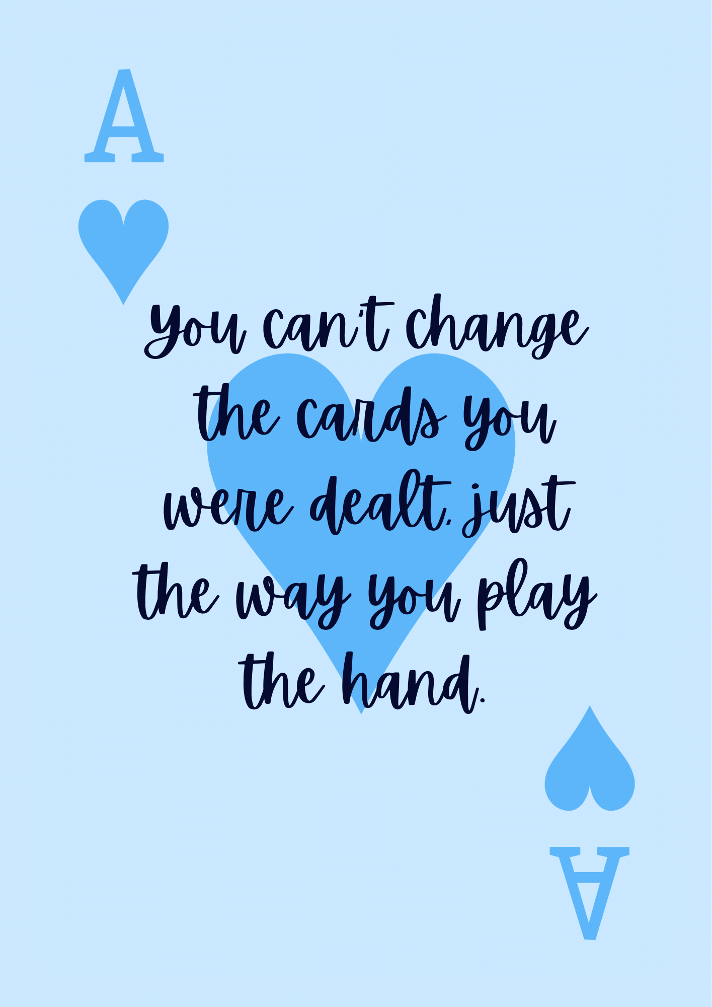 Ace of Hearts Print