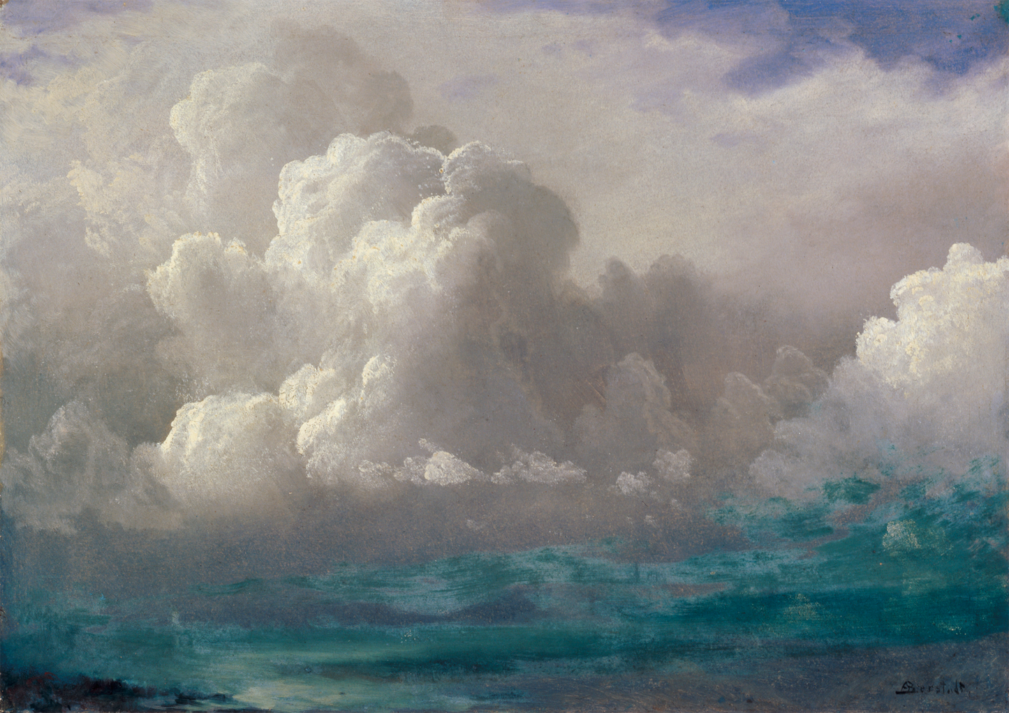 Albert Bierstadt, Storm Clouds Print
