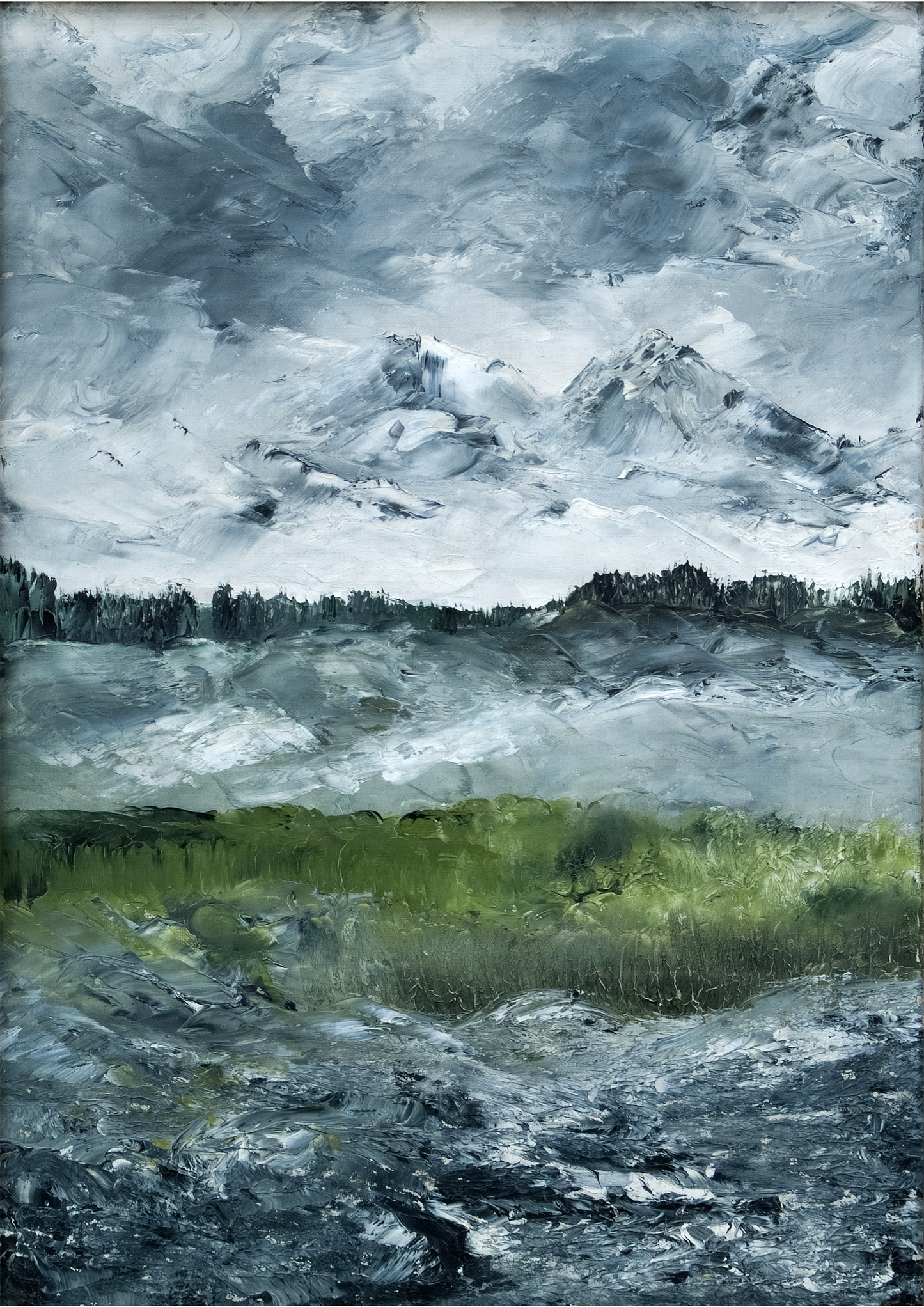 August Strindbeg, Landscape Study Print