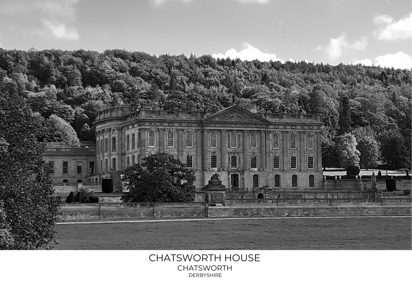 Chatsworth House, Derbyshire, Wall Print