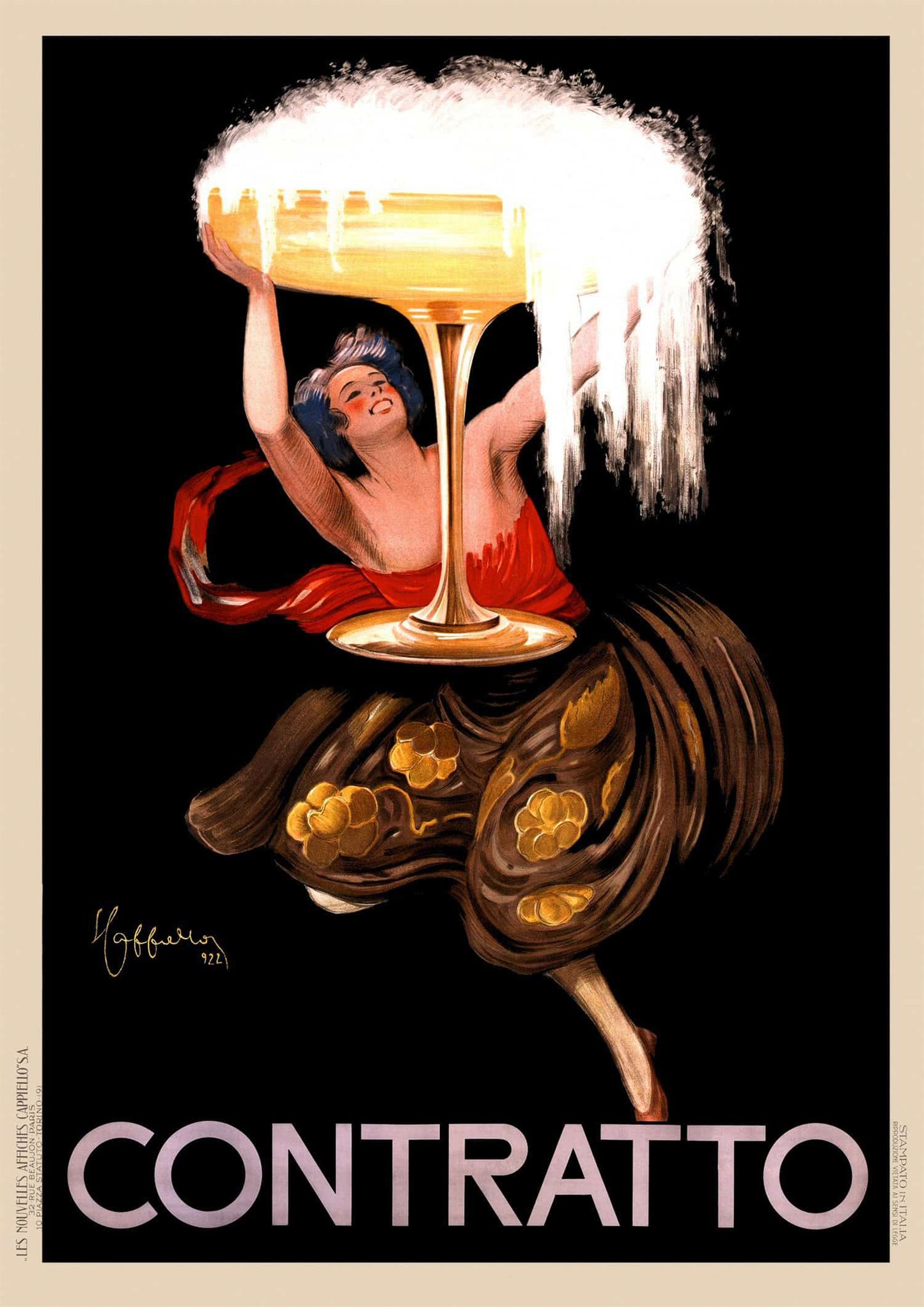 Contralto Vintage Print