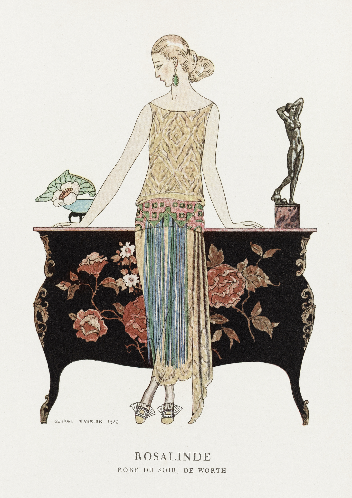 George Barbier, Rosalinde Print