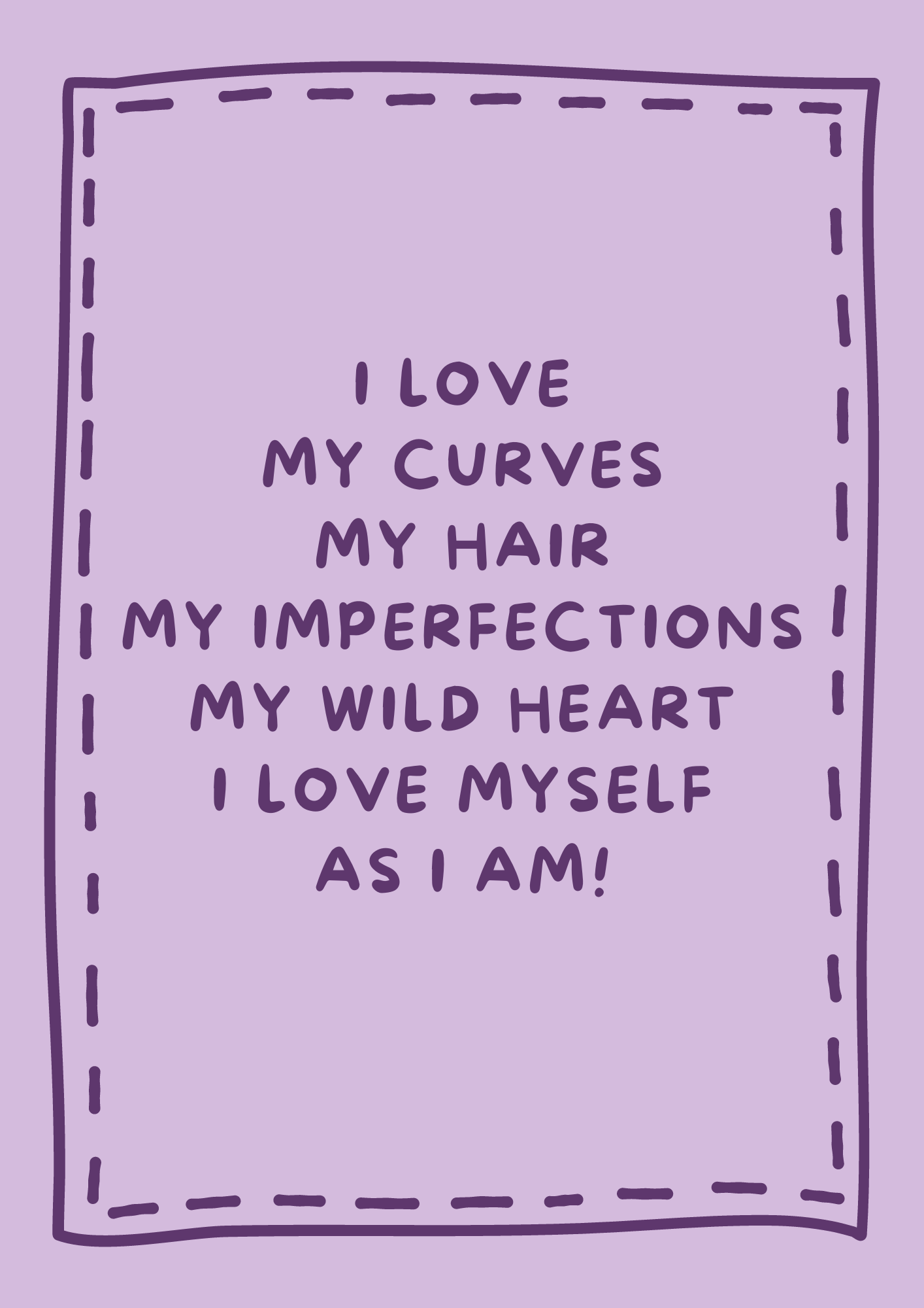 I Love Myself Print