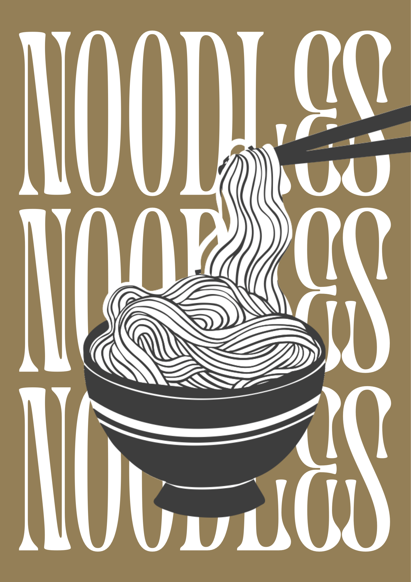 Noodles Print