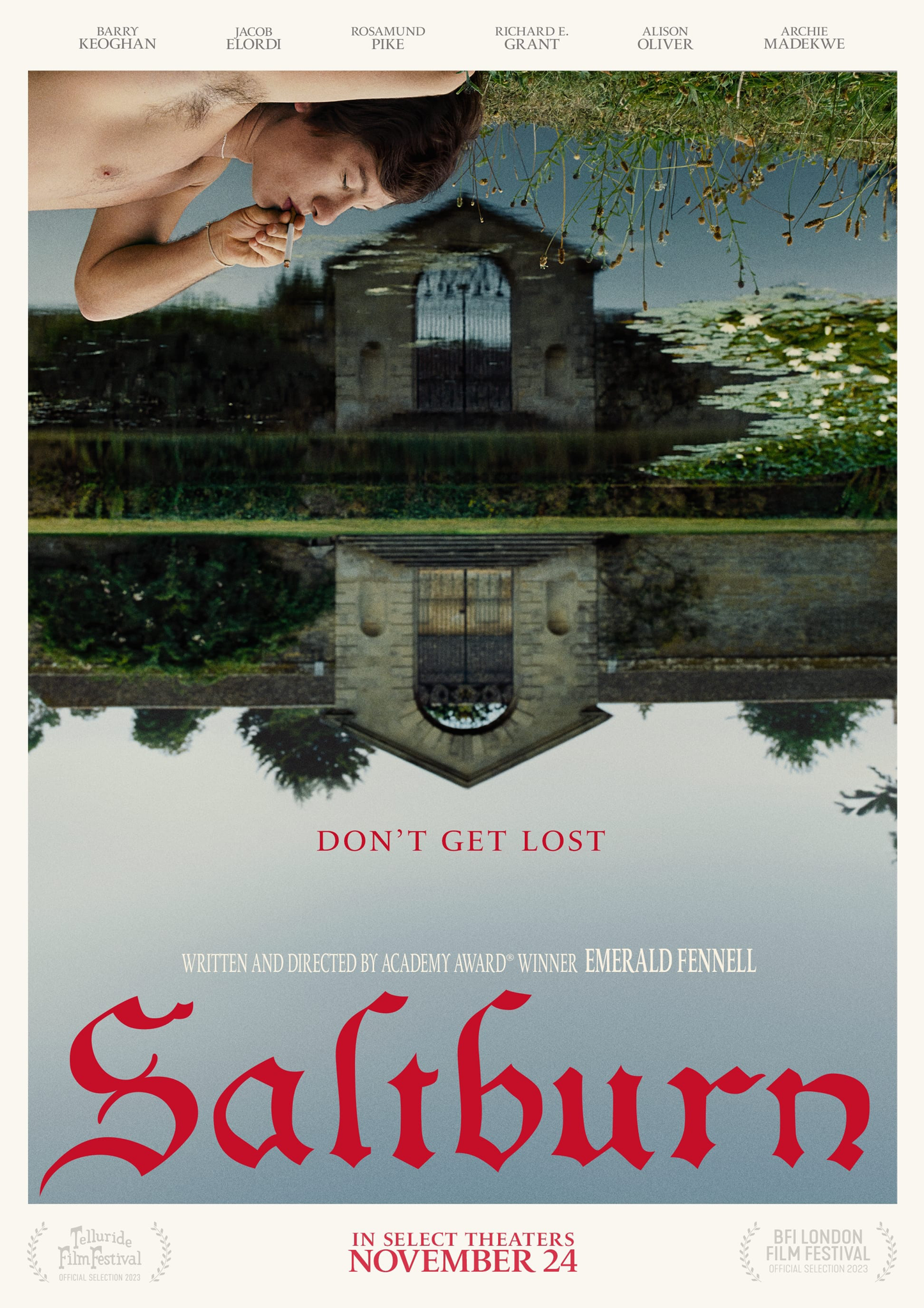 Saltburn Movie Print