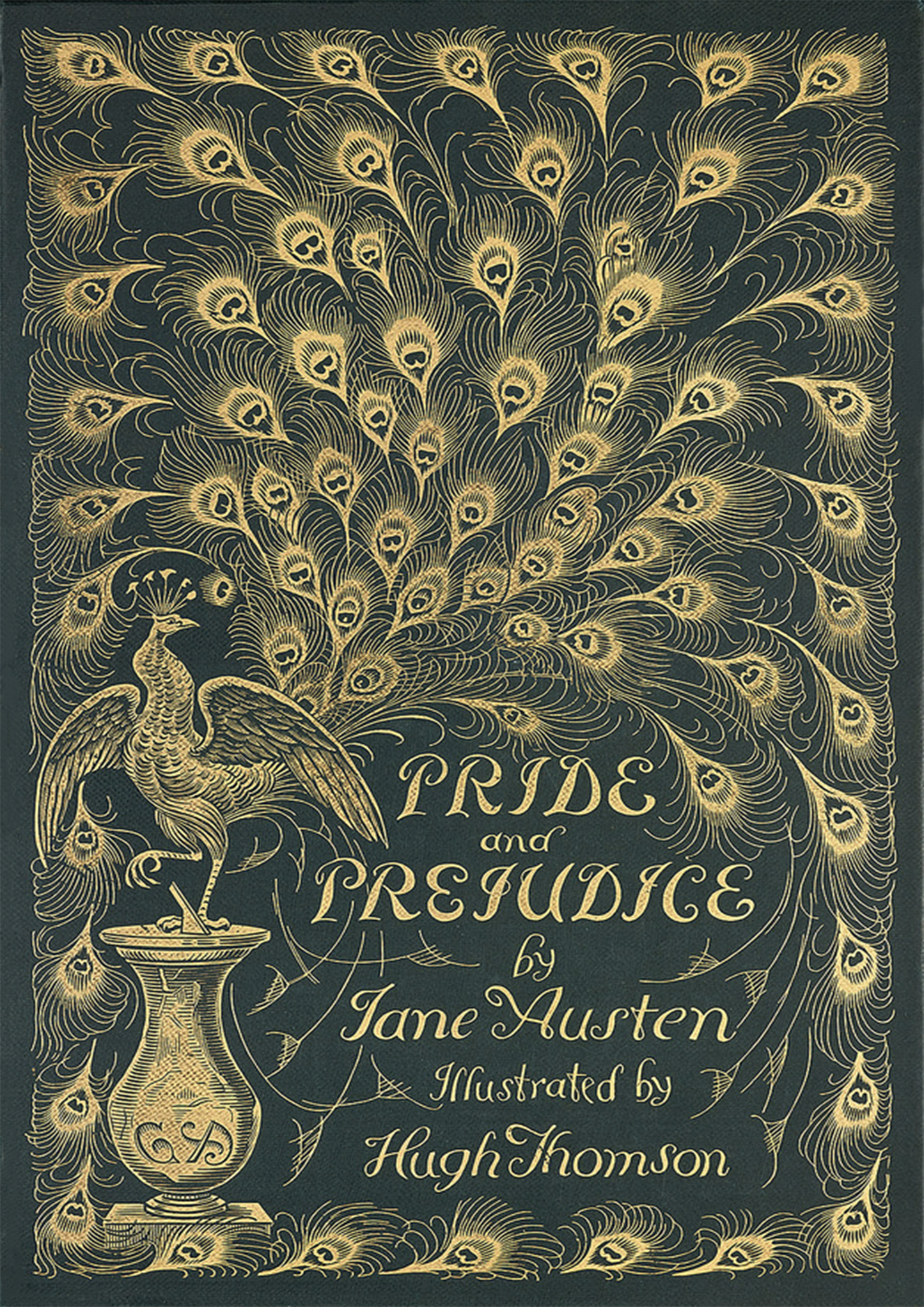 Pride and Prejudice Vintage Book Cover Print