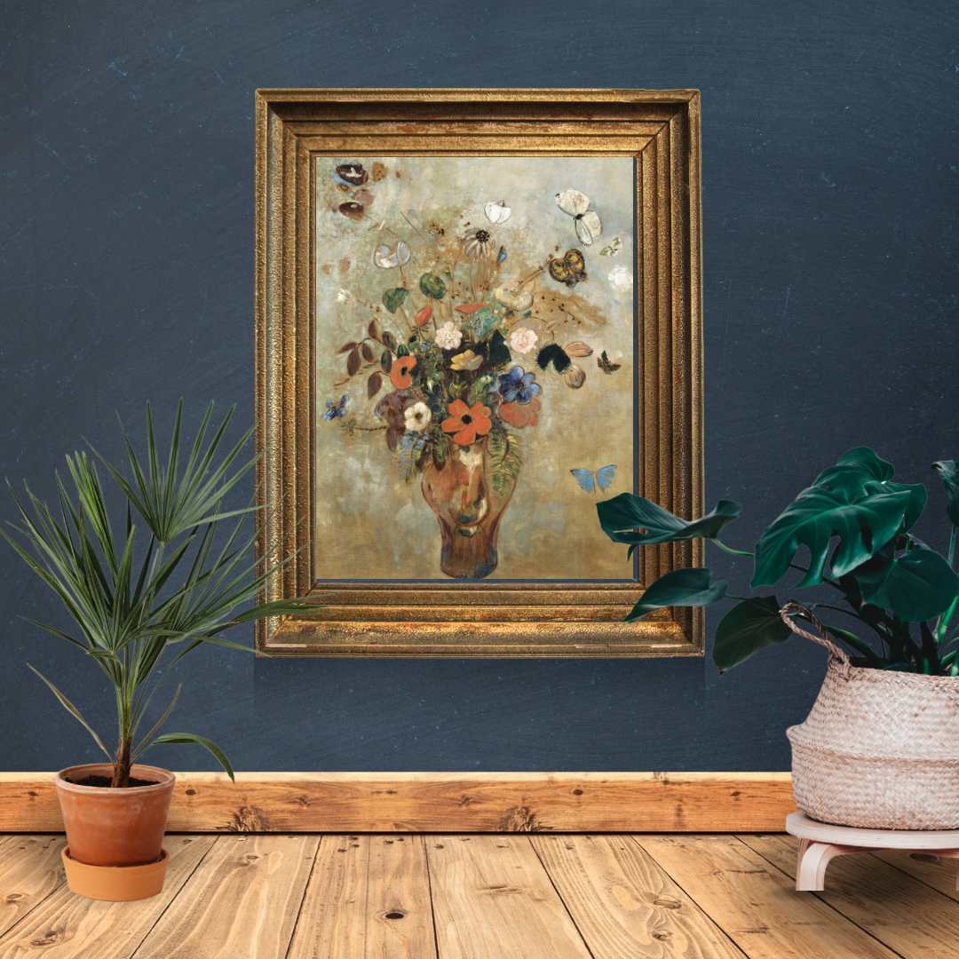 Odilon Redon, Vase of Flowers Print