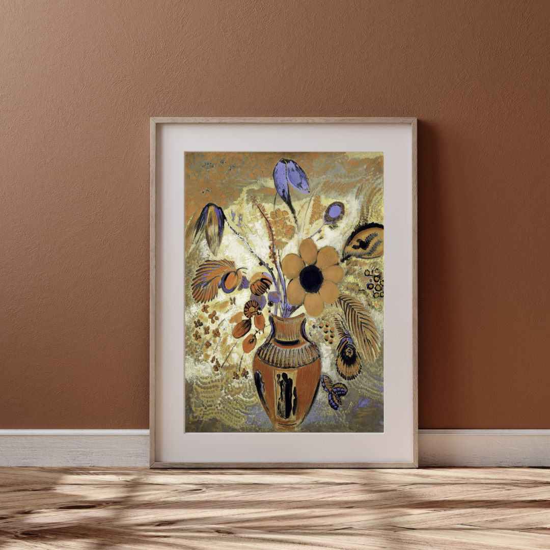 Odilon Redon, Vase of Flowers Print