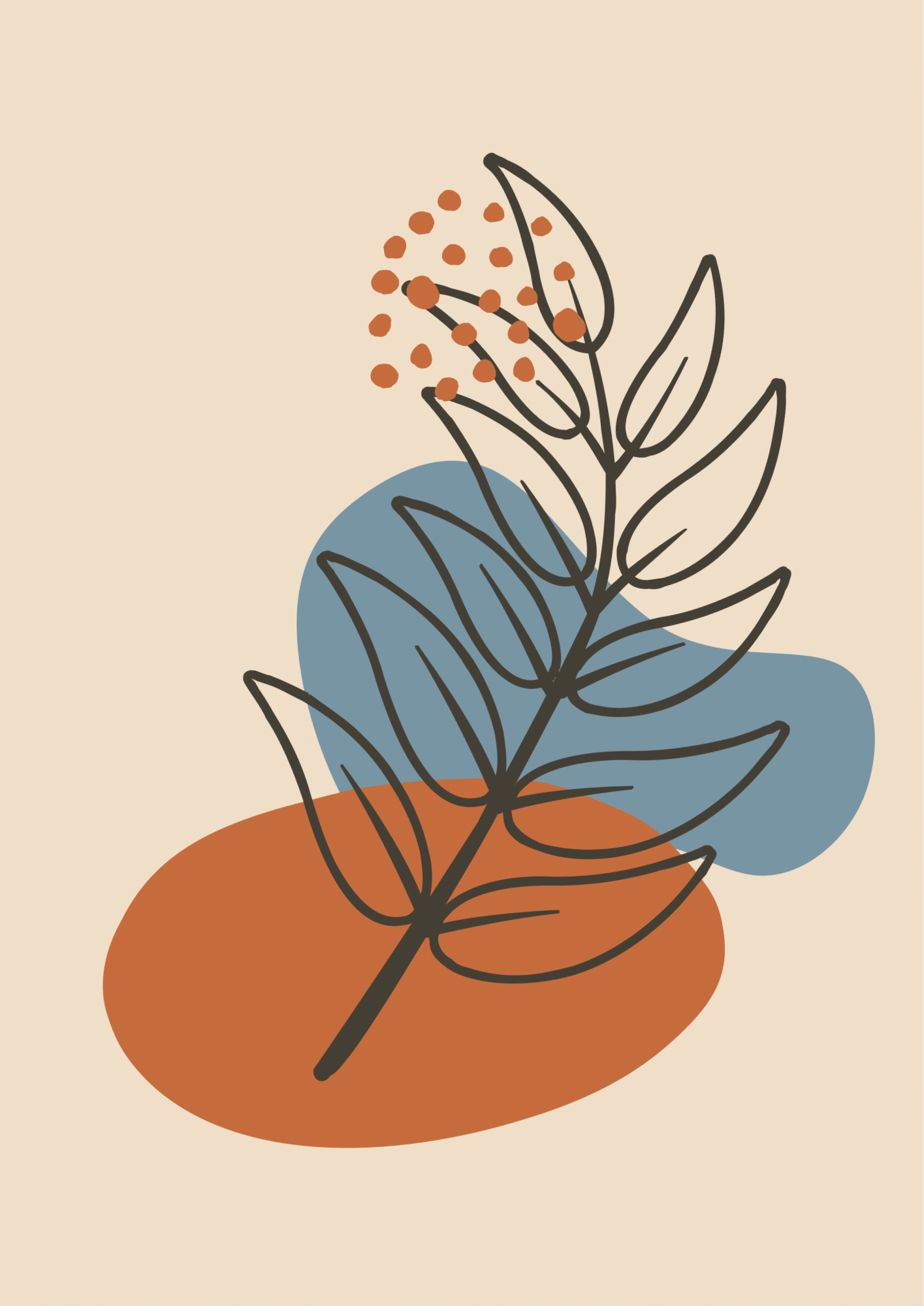 Abstract Wall Print