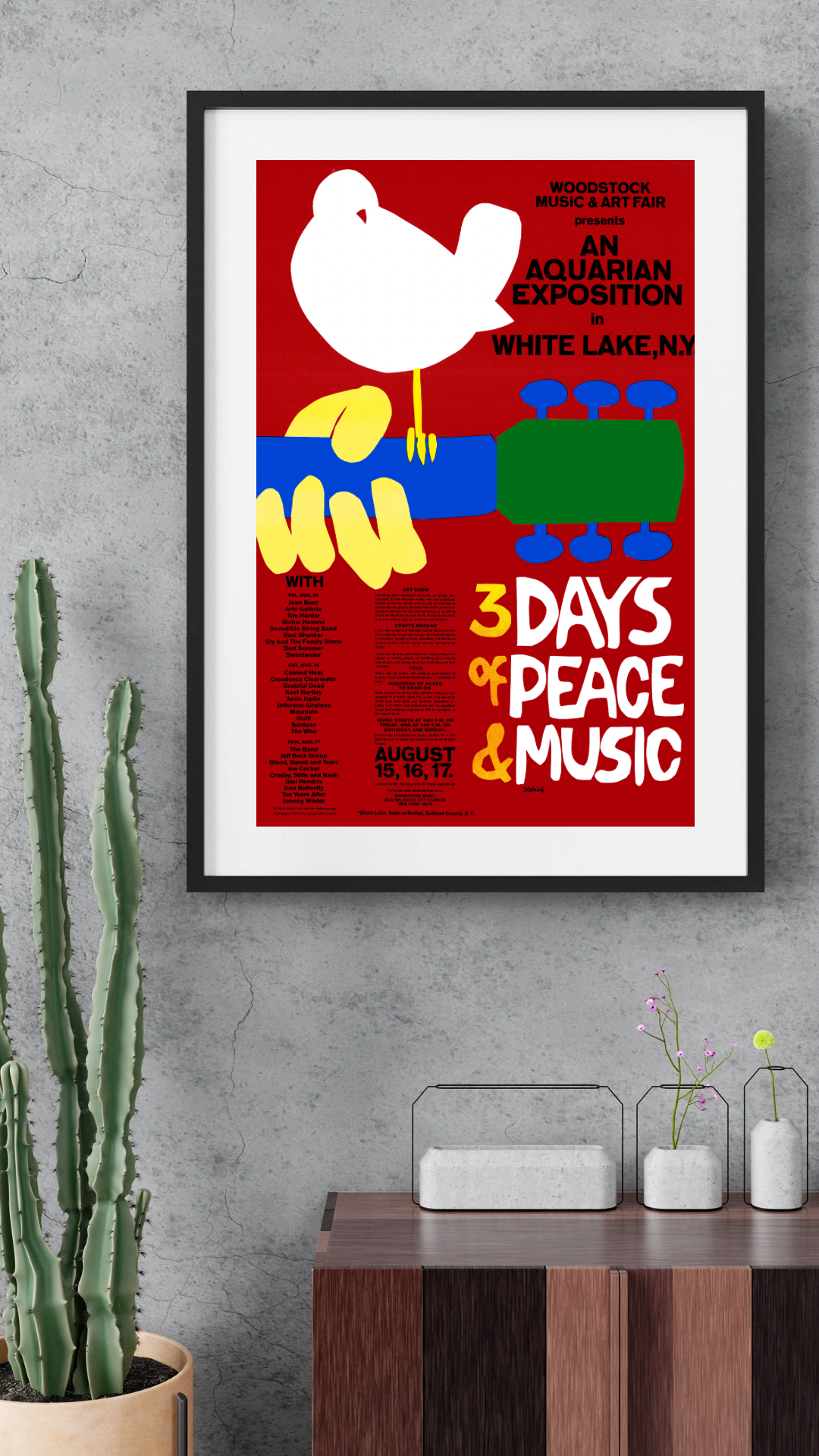 Woodstock Music and Art Fair Print