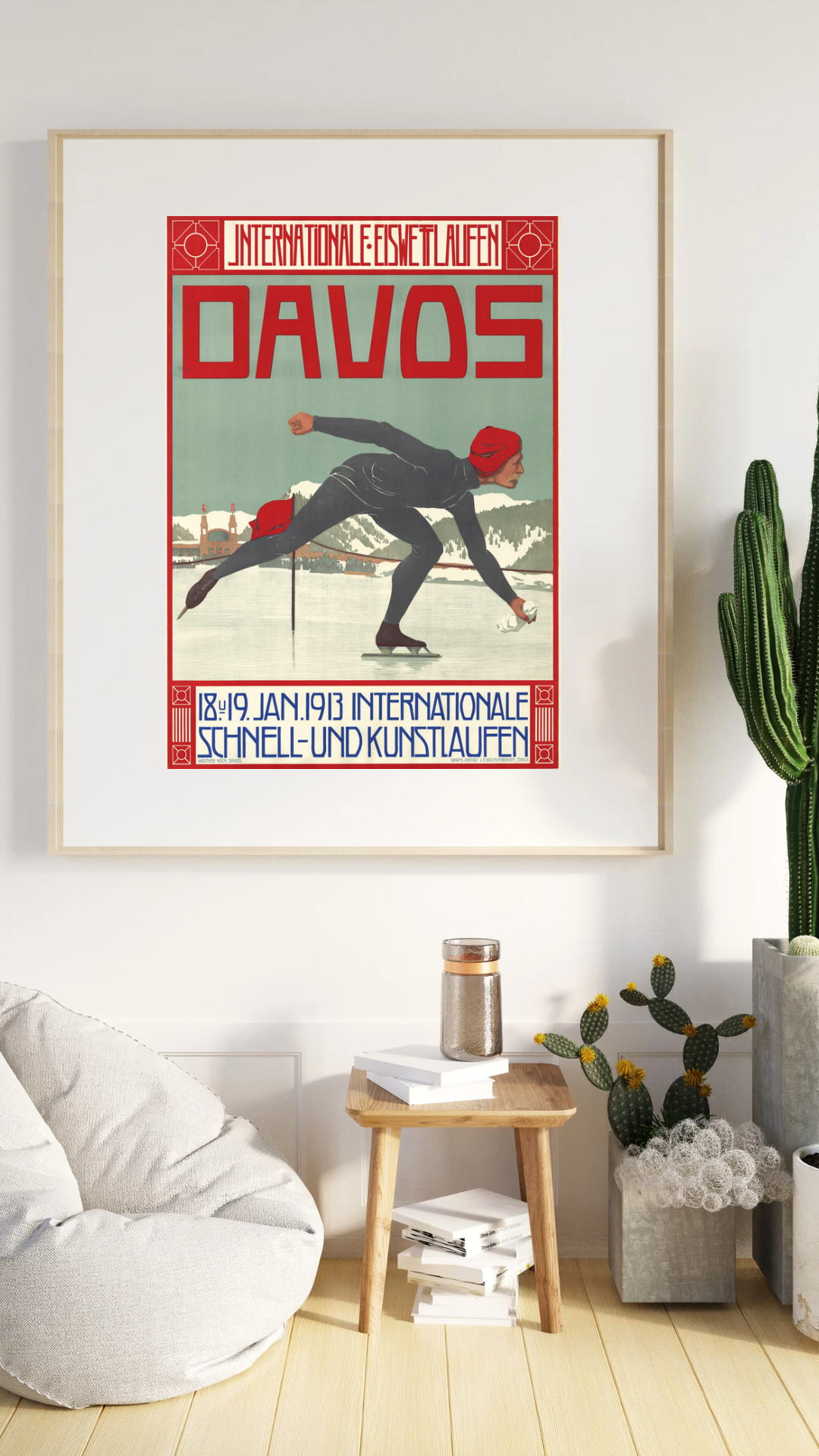 Davos Vintage Print