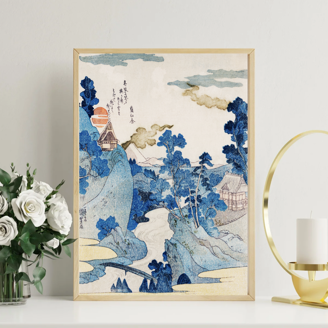 Utagawa Kuniyoshi Fuji no Yukei Print