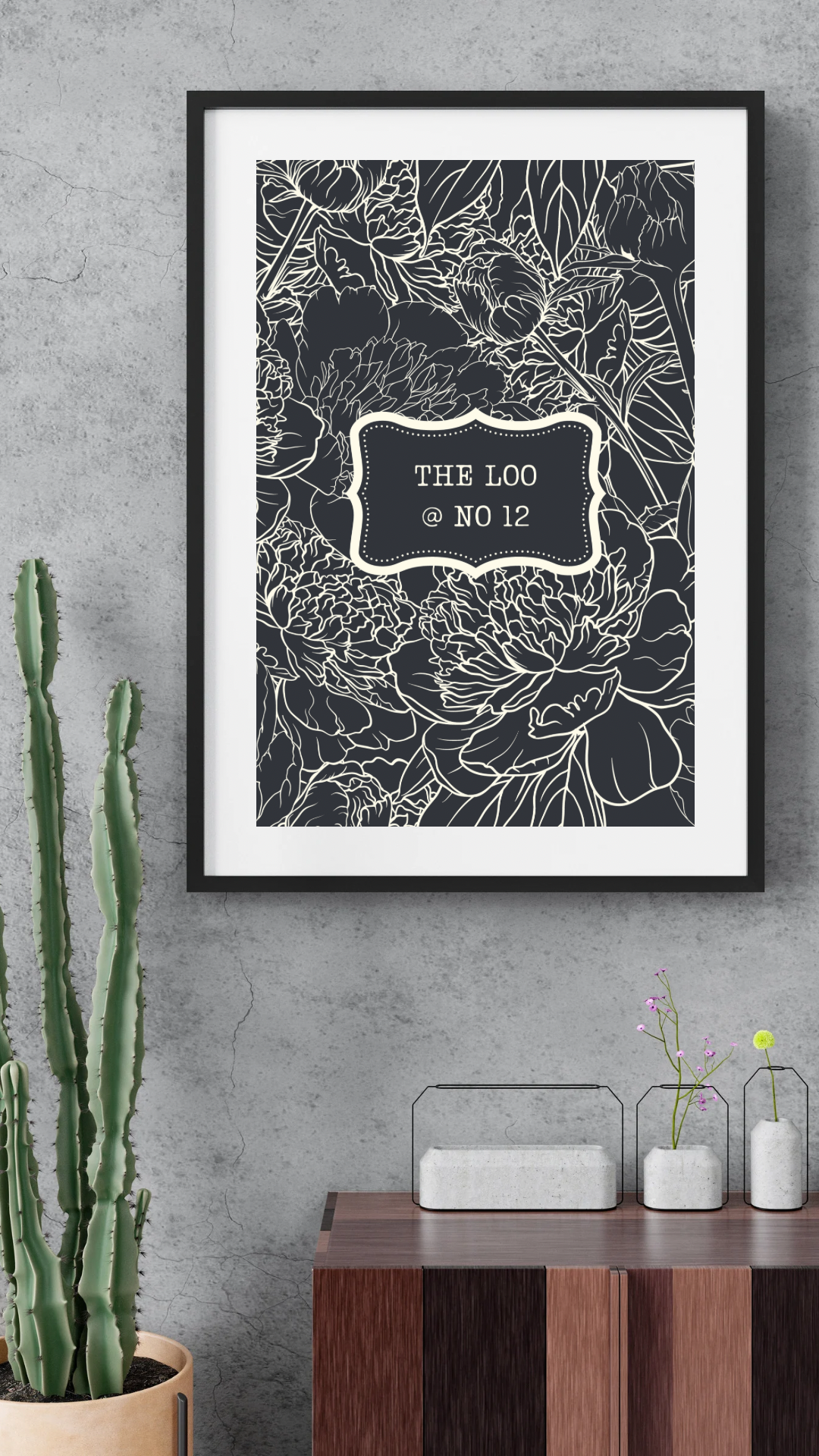 The Loo Print, Personalised Print