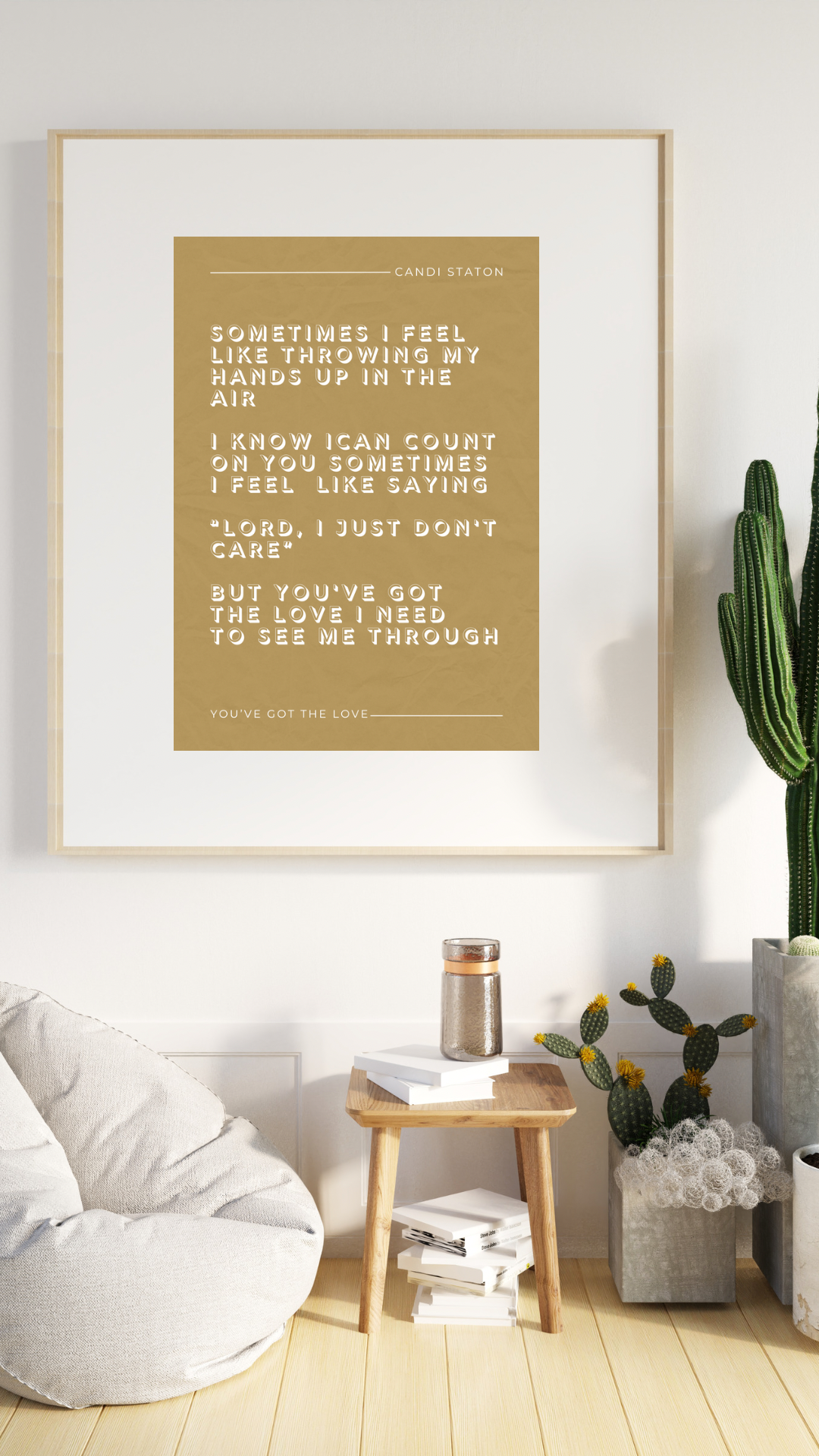 Candi Staton, You’ve Got The Love Lyric Print