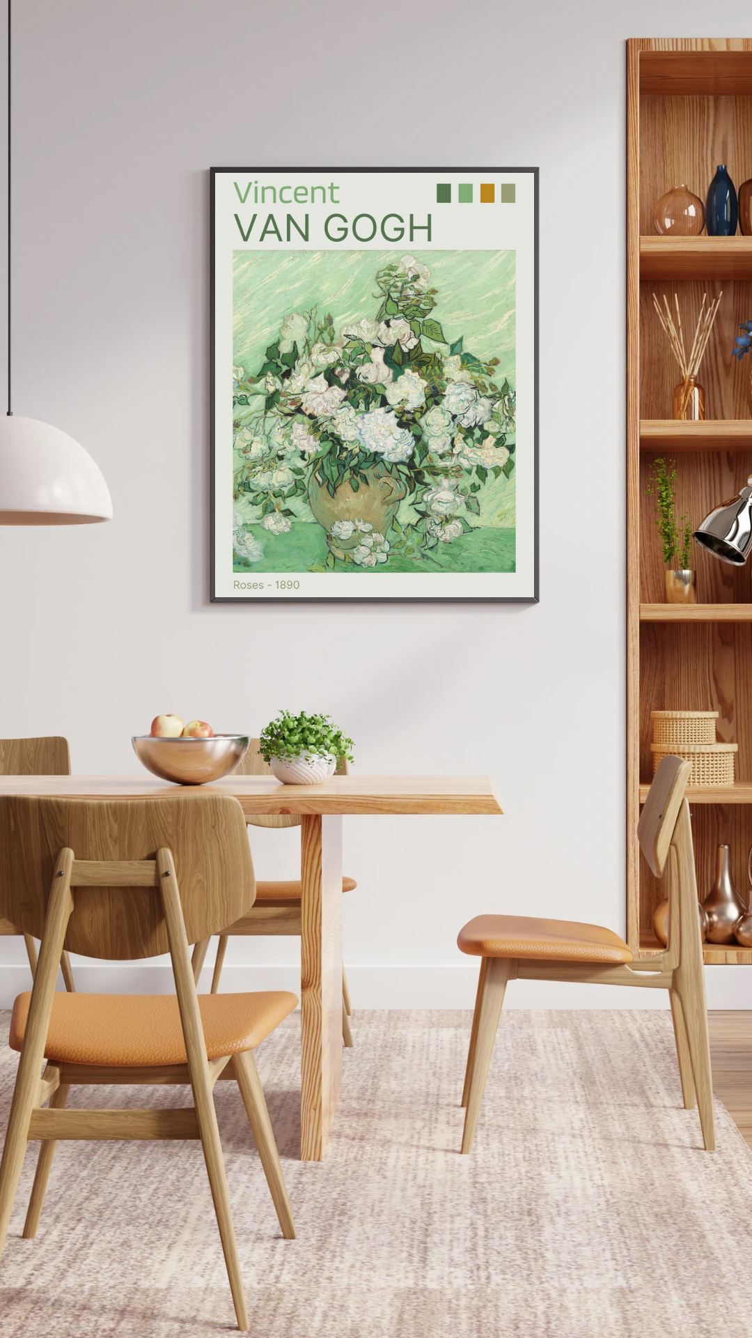 Vincent Van Gogh, Roses Print