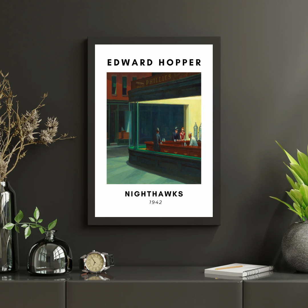 Nighthawks Print, Edward Hopper