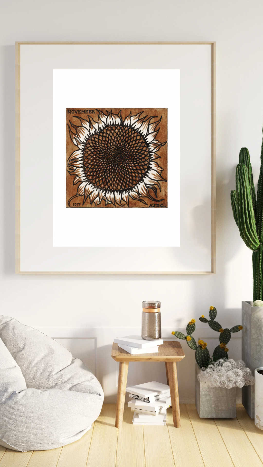 Sunflower Print, Julie de Graag