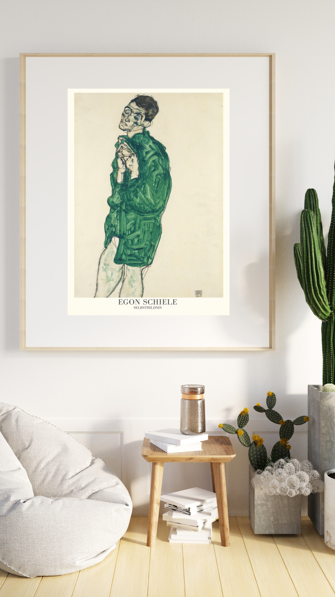 Egon Schiele, Green Wall Print