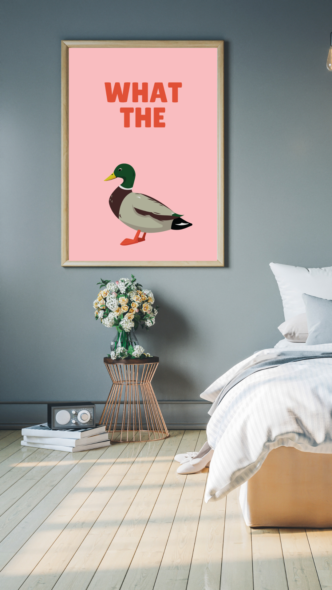 What the Duck Wall Print