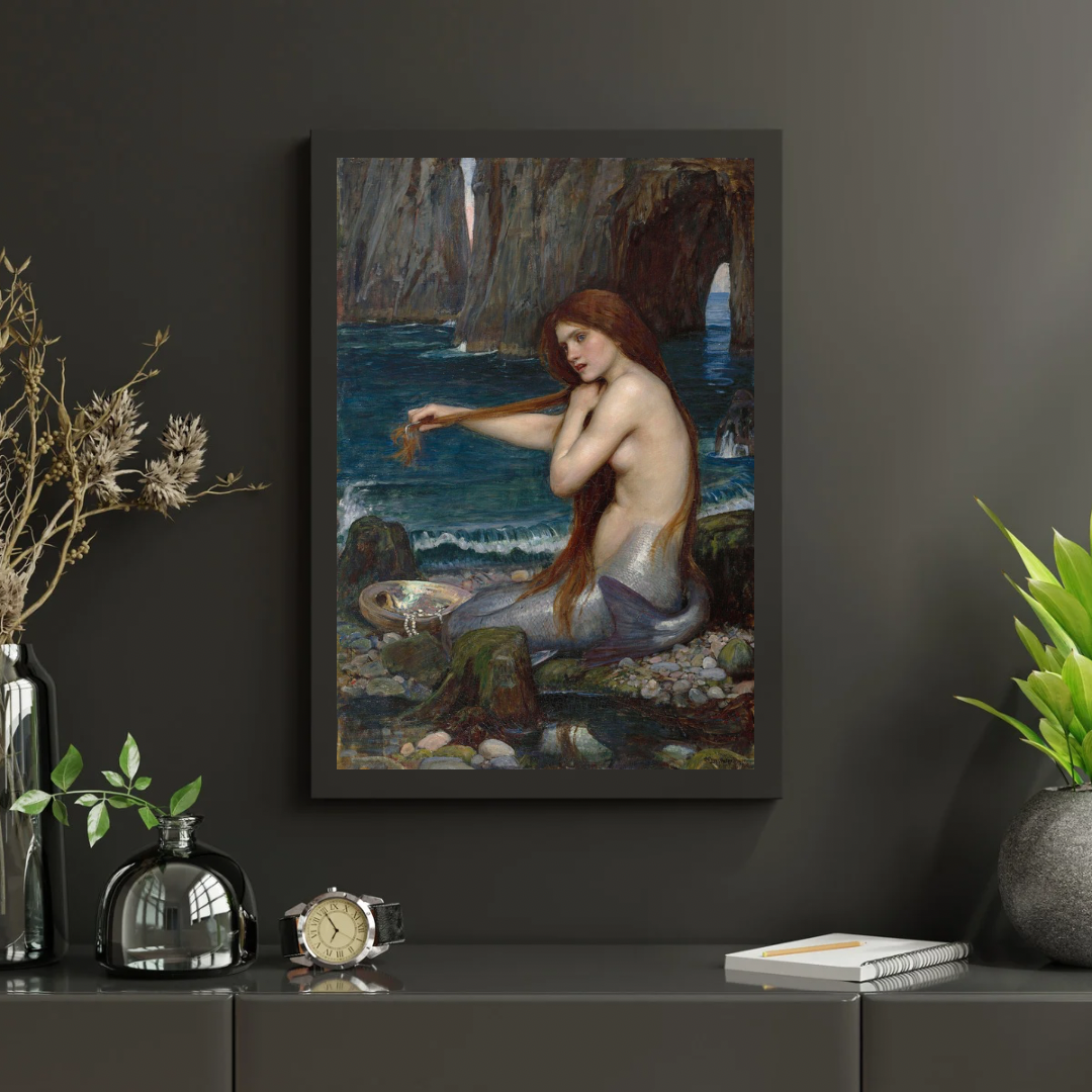 Mermaid Print, John William Waterhouse