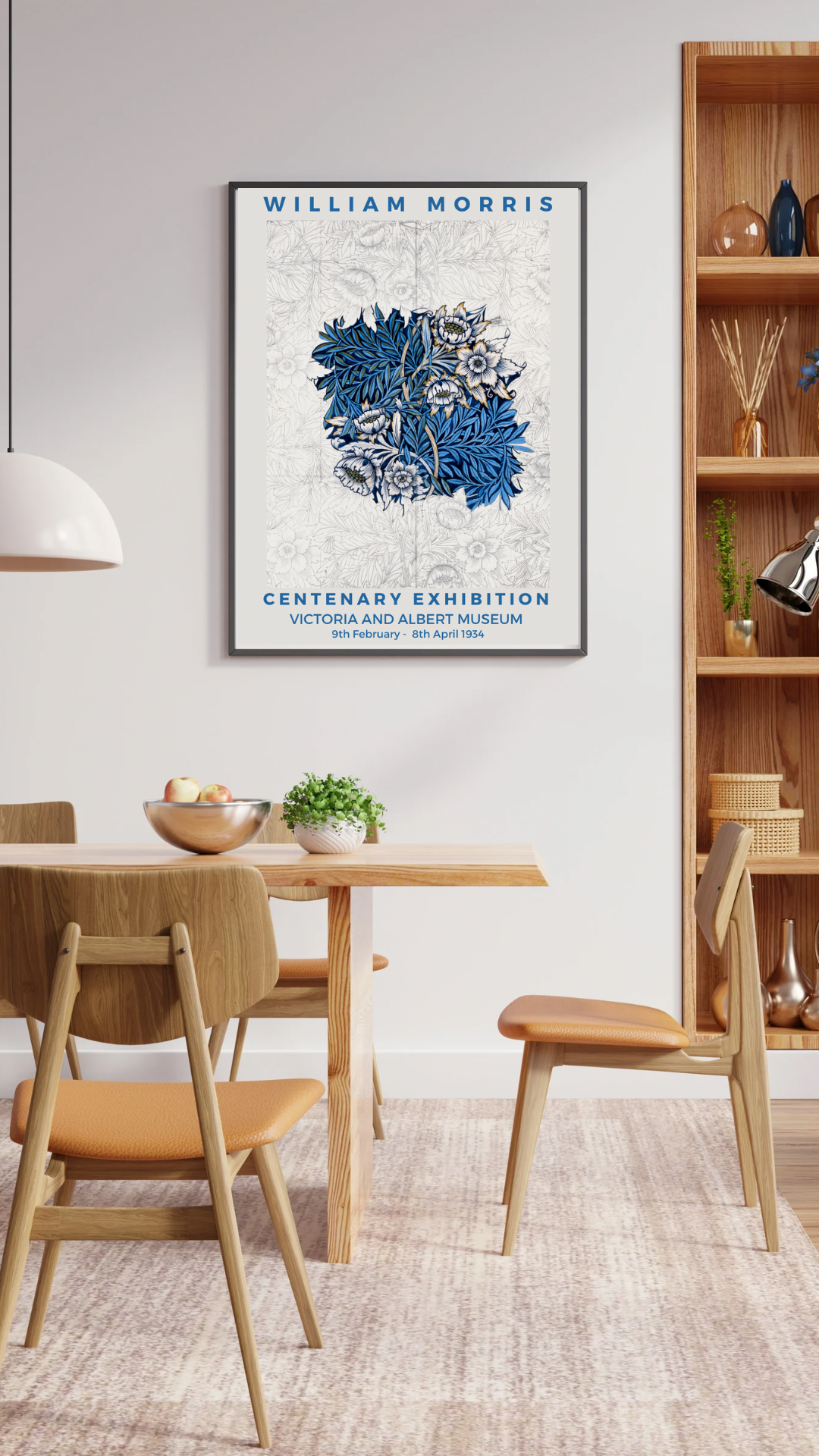 William Morris Print, Tulip and Willow Design