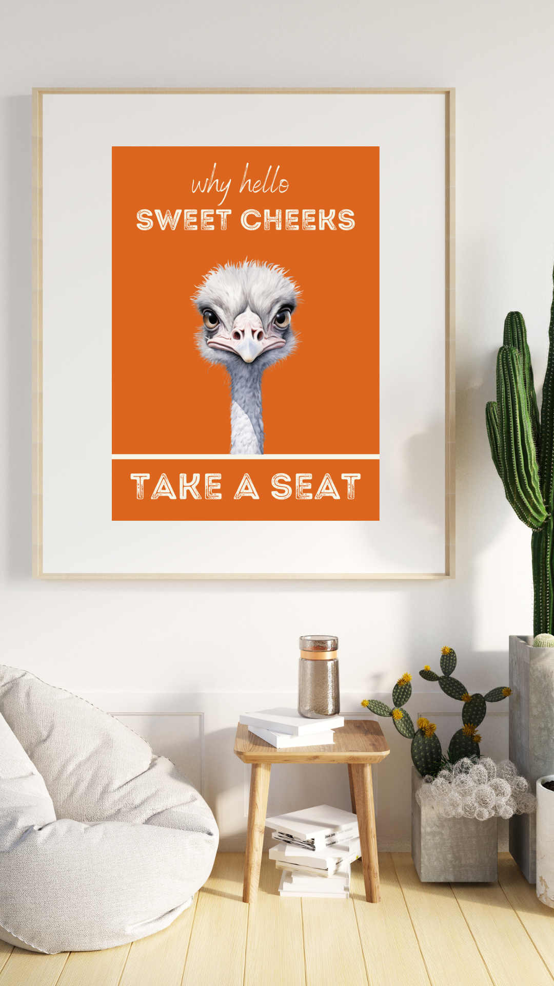Hello Sweet Cheeks Print