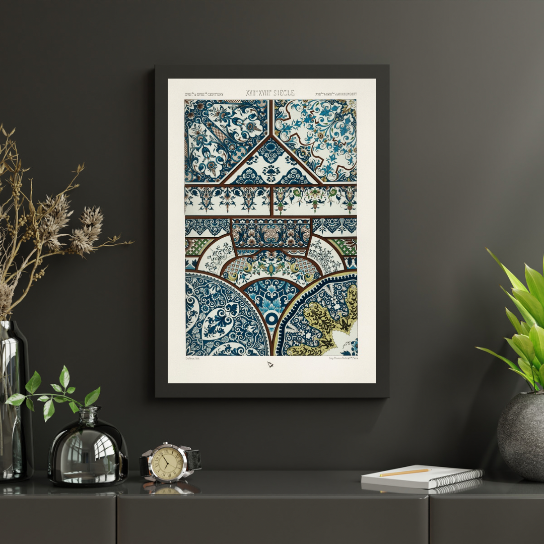 Vintage Lithographs 'L'ornement Print