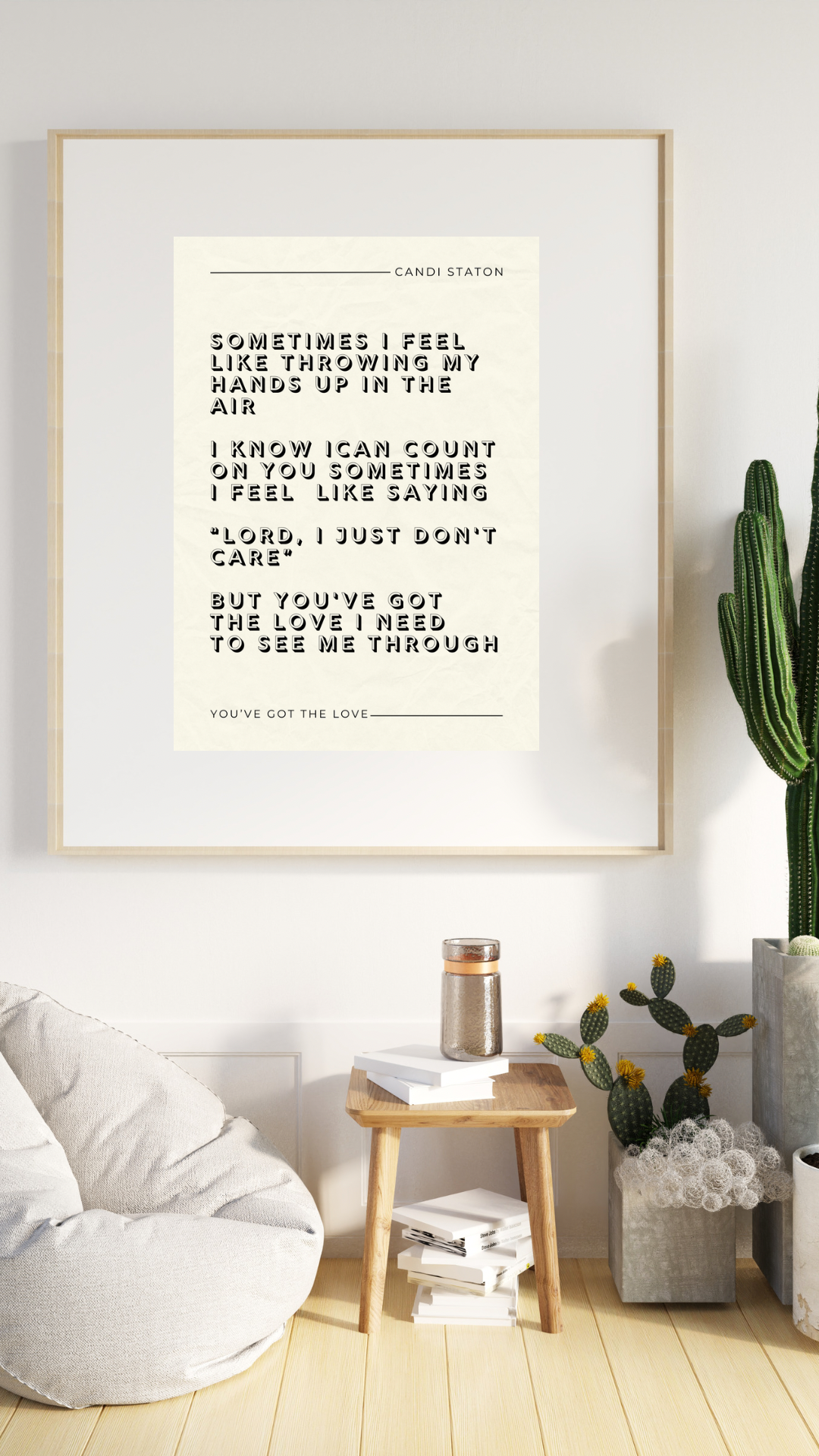 Candi Staton, You’ve Got The Love Lyric Print