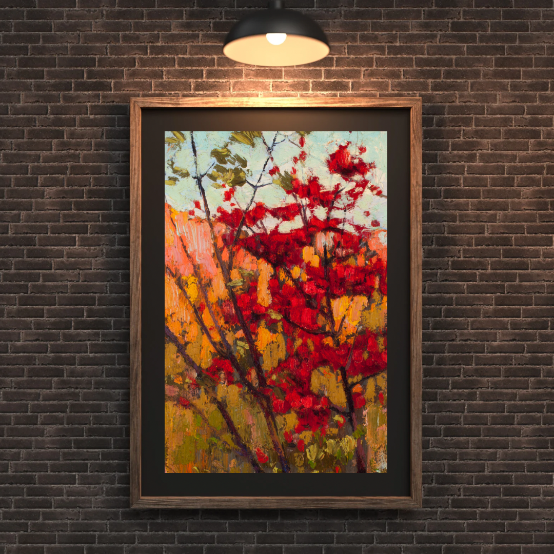 Tom Thomson, Soft Maple in Autumn Print
