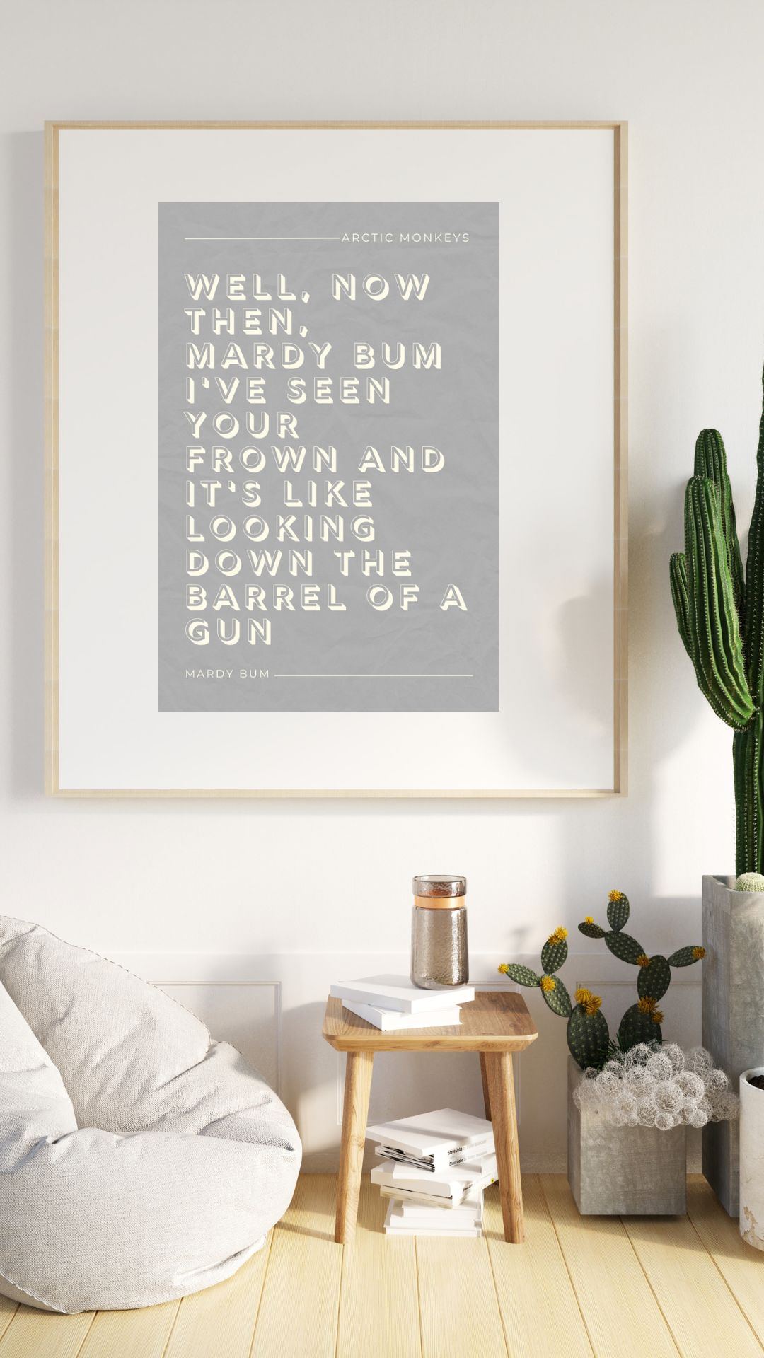 Arctic Monkey, Mardy Bum Lyric Print
