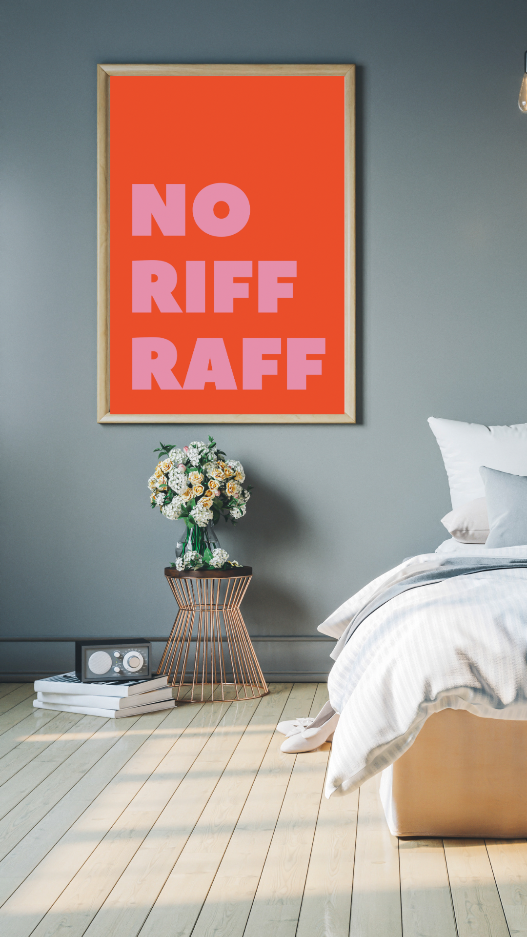No Riff Raff Wall Print