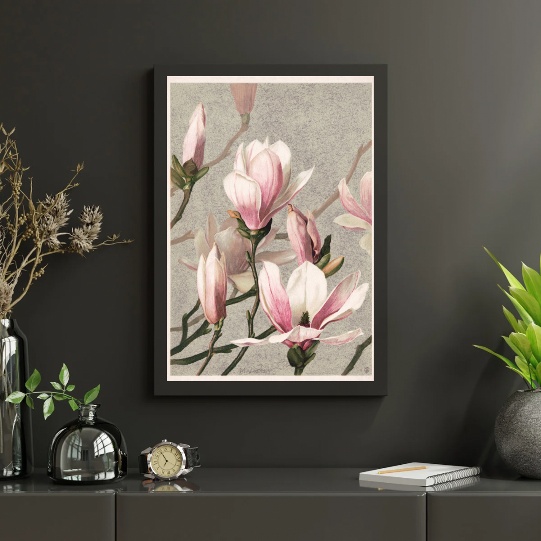 Vintage Magnolia Print