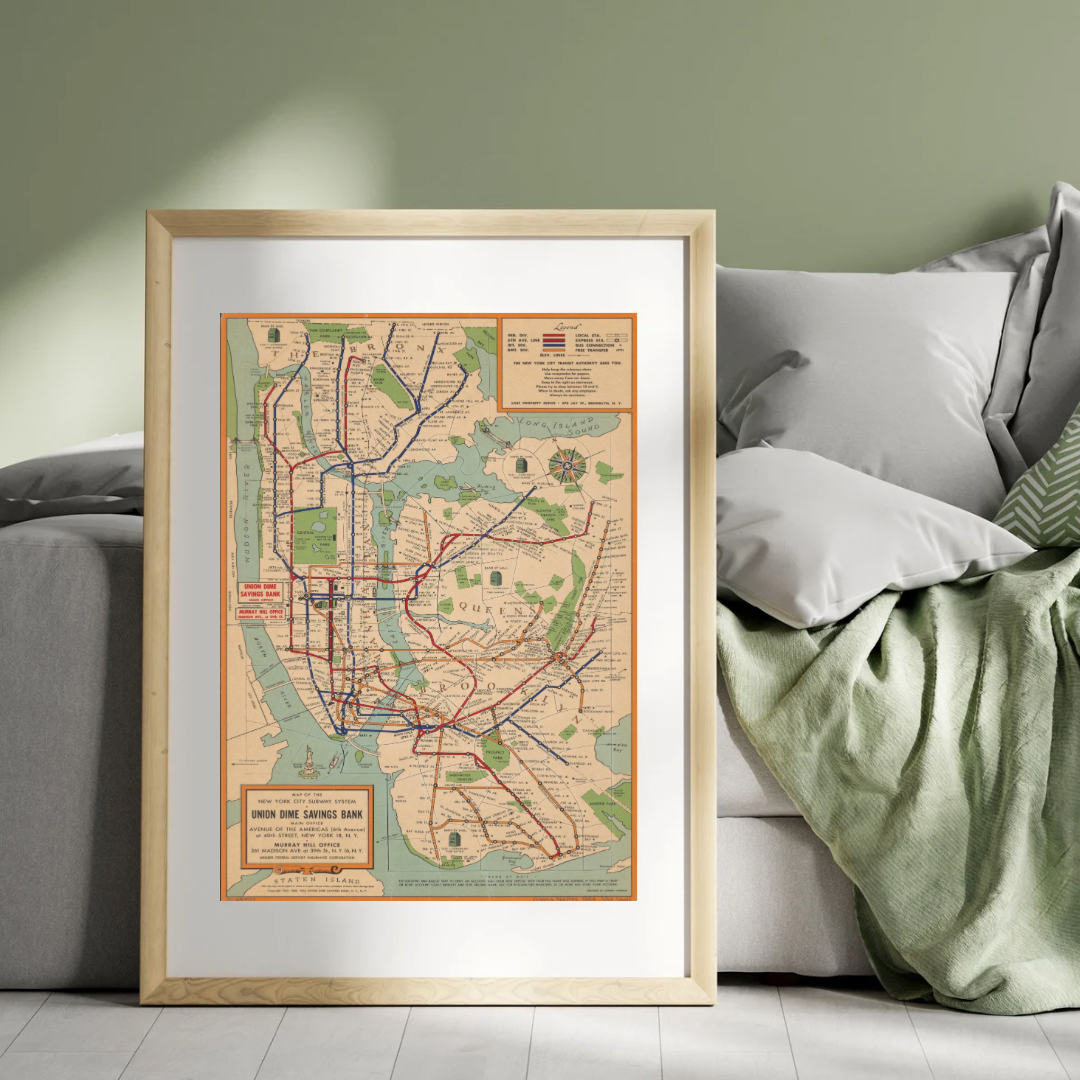 New York Subway Print
