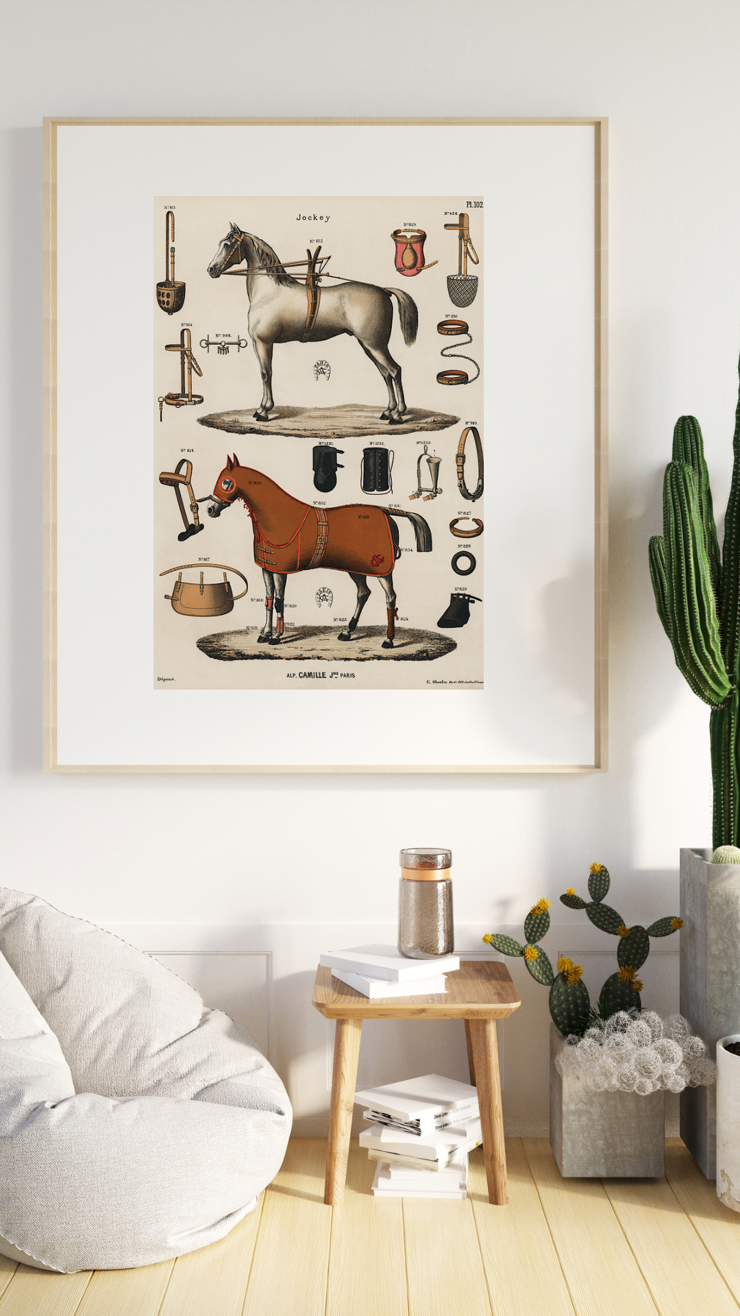 Antique Riding Equipment Print