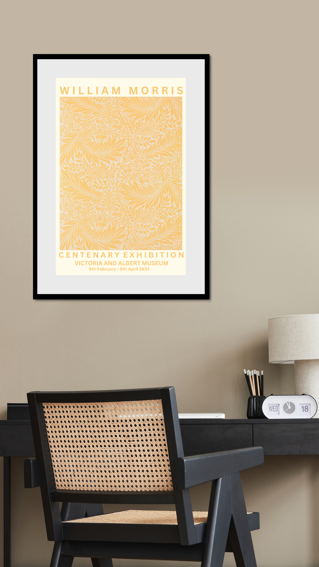 William Morris Print, Larkspur Design