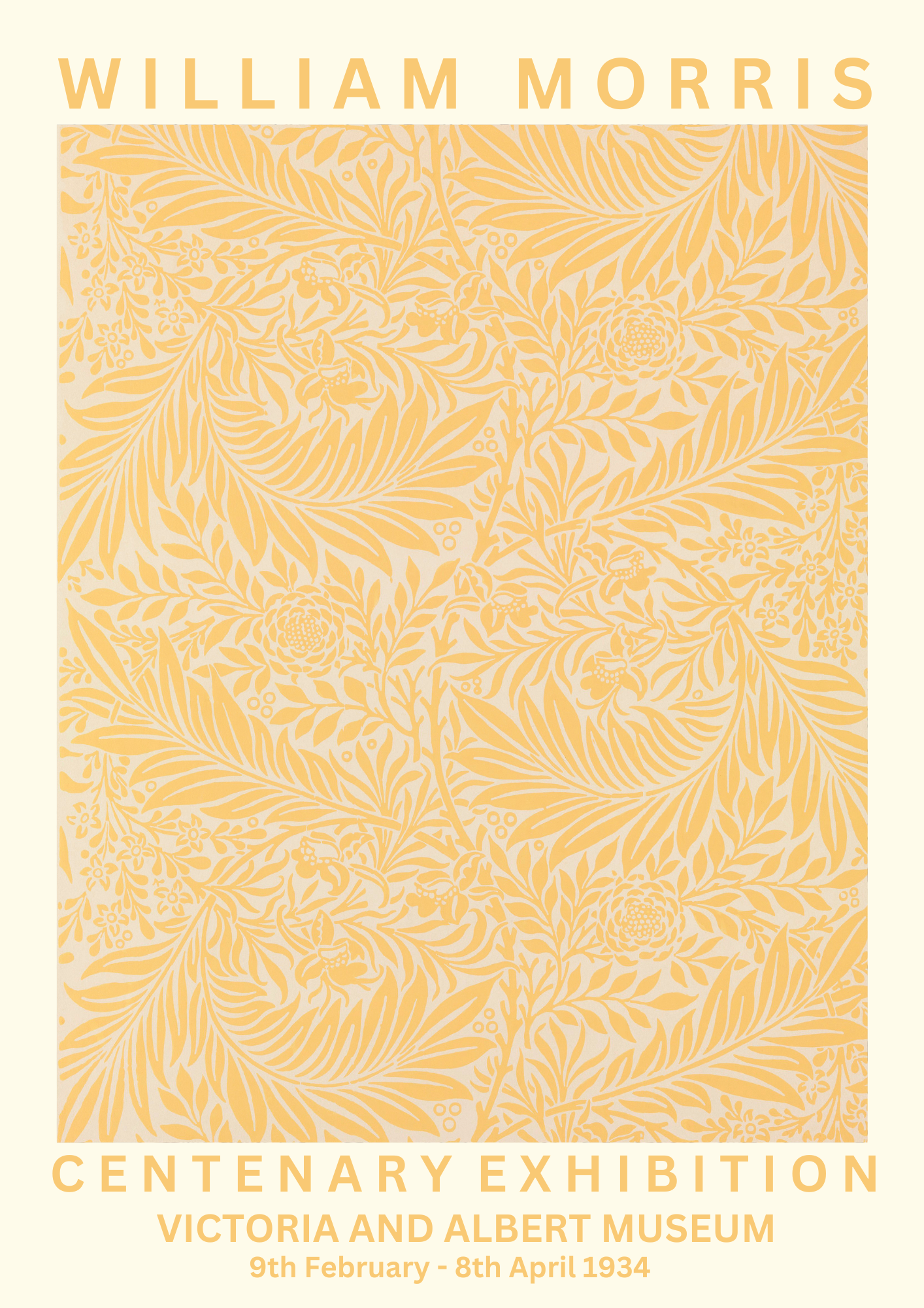 William Morris Print, Larkspur Design