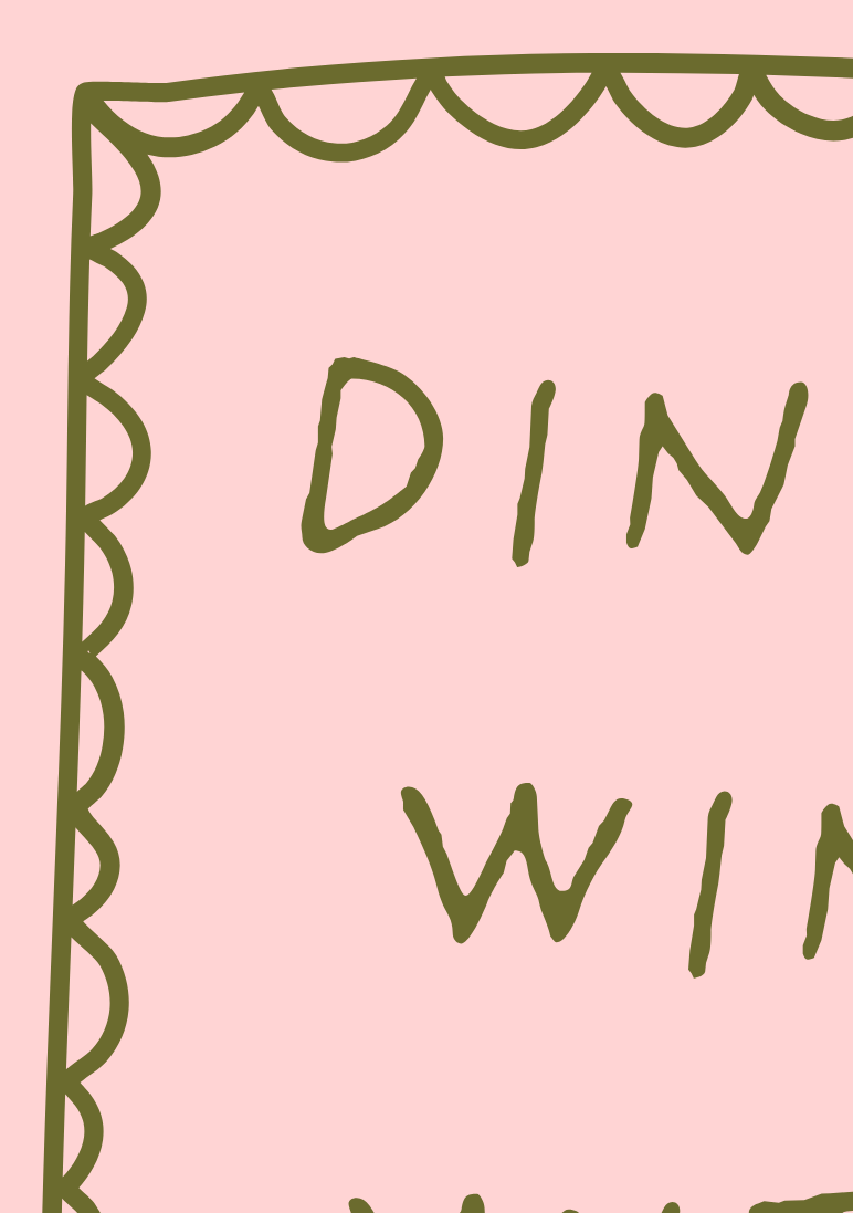 Dine and Wine With Friends Print