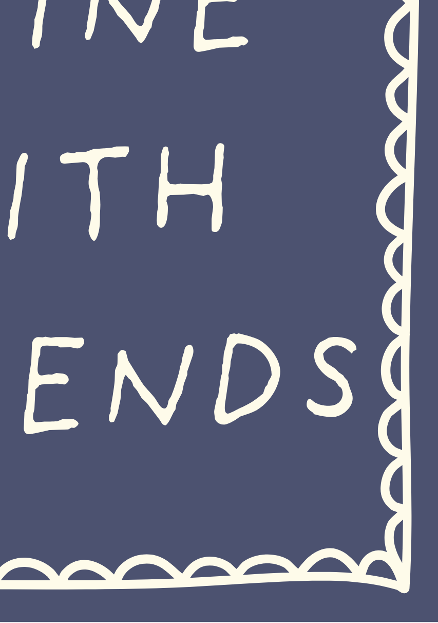 Dine and Wine With Friends Print