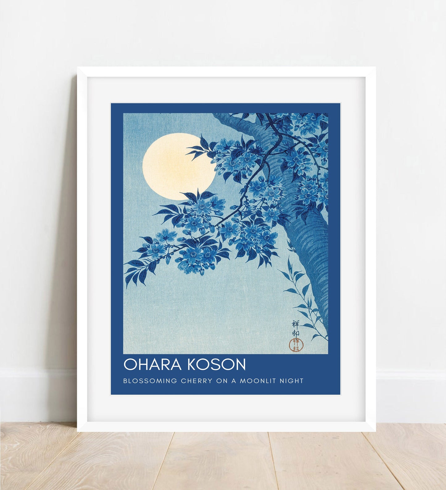 Ohara Koson Cherry Blossom Print: Japanese Vintage Art (A4)