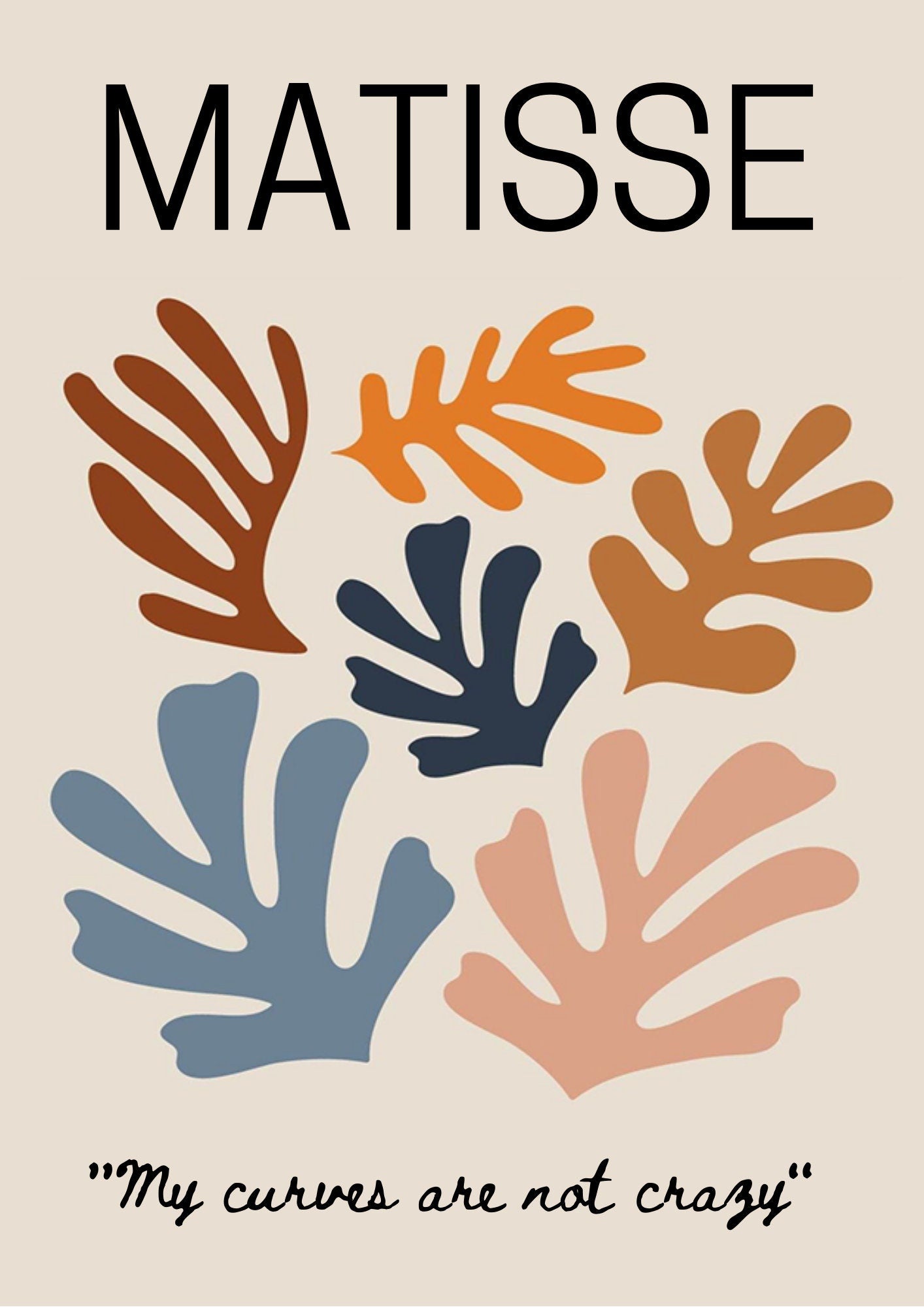 Eclectic Gallery Wall Art Prints: Matisse, Van Gogh, Japanese Illustration
