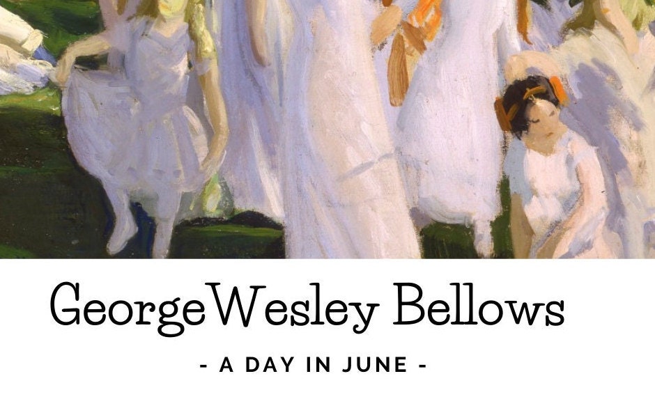 George Bellows 'A Day in June' Print: Summer Impressionist Wall Art