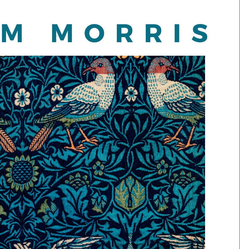William Morris Birds Print: Art Nouveau Floral Home Decor